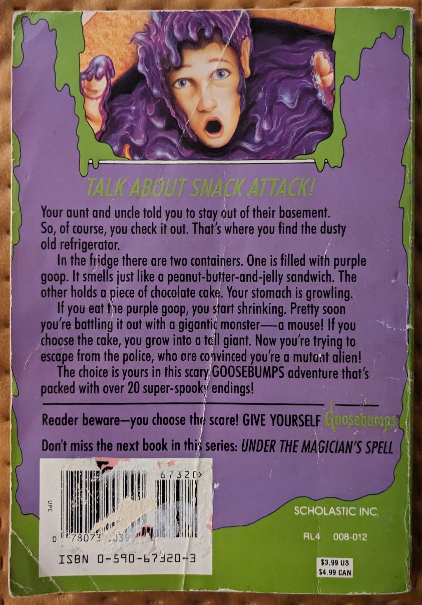 Beware of the Purple Peanut Butter - Reader Beware Goosebumps by R.L Stine