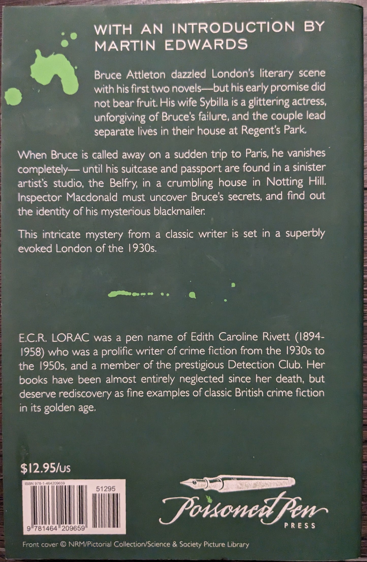 Bats in the Belfry: A London Mystery by E.C.R Lorac