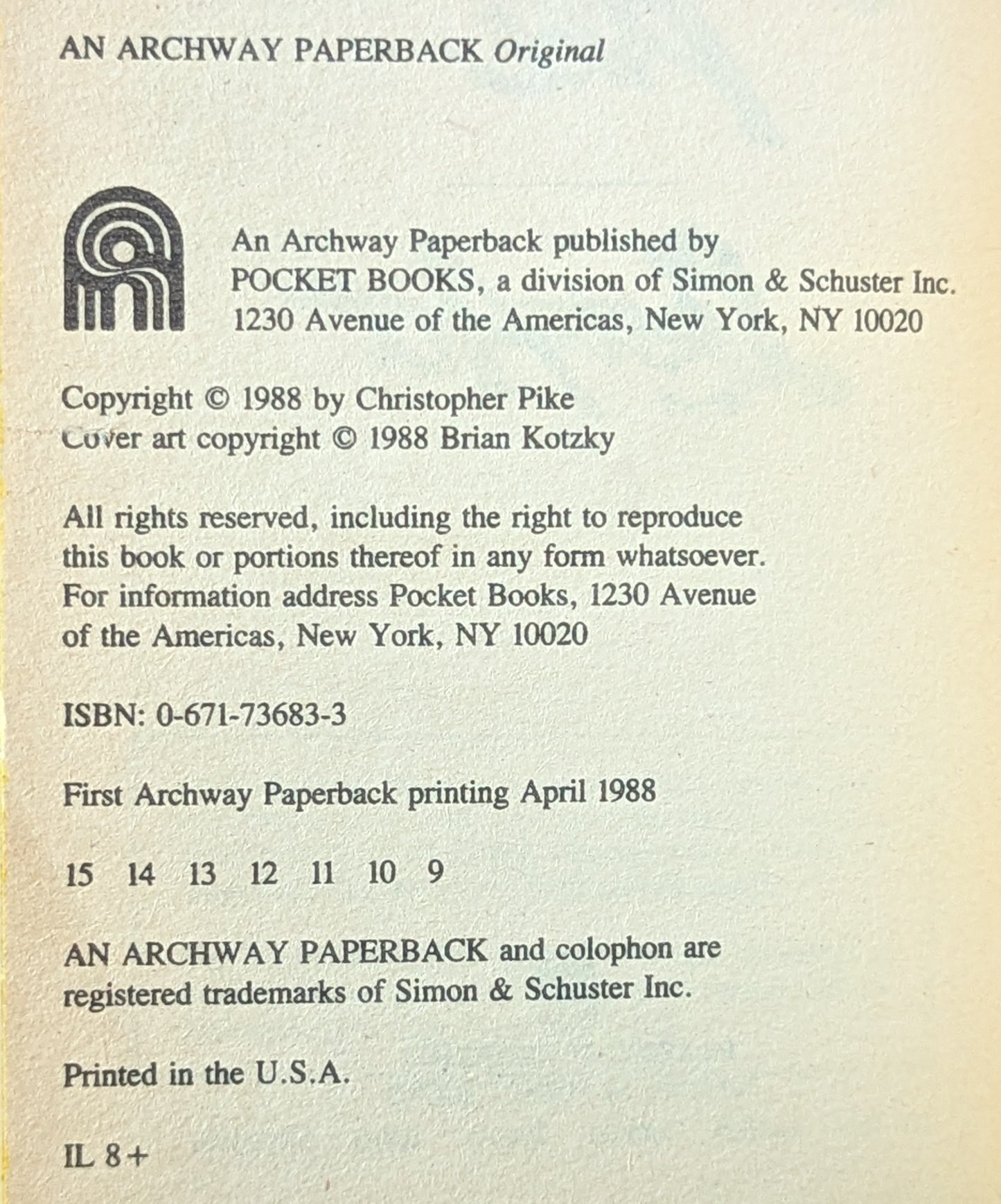 Last Act by Christopher Pike