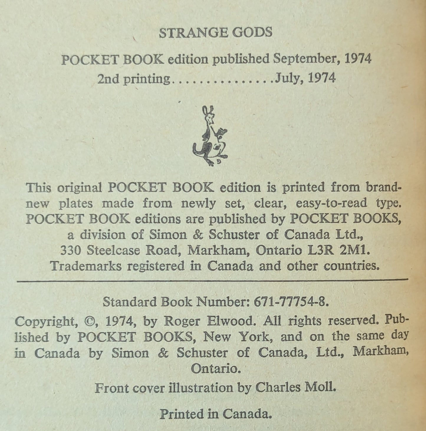 Strange Gods, ed. Roger Elwood