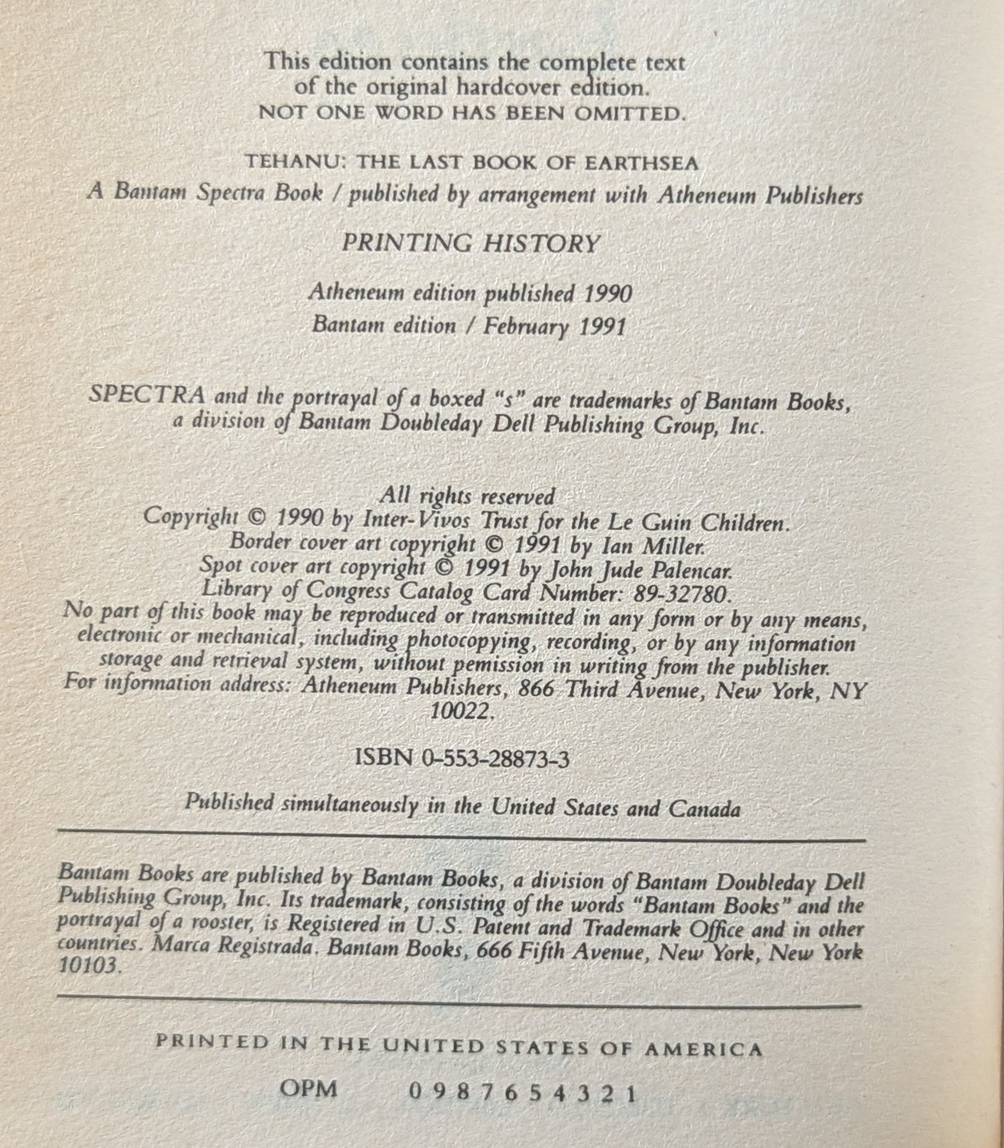 Tehanu by Ursula K. Le Guin