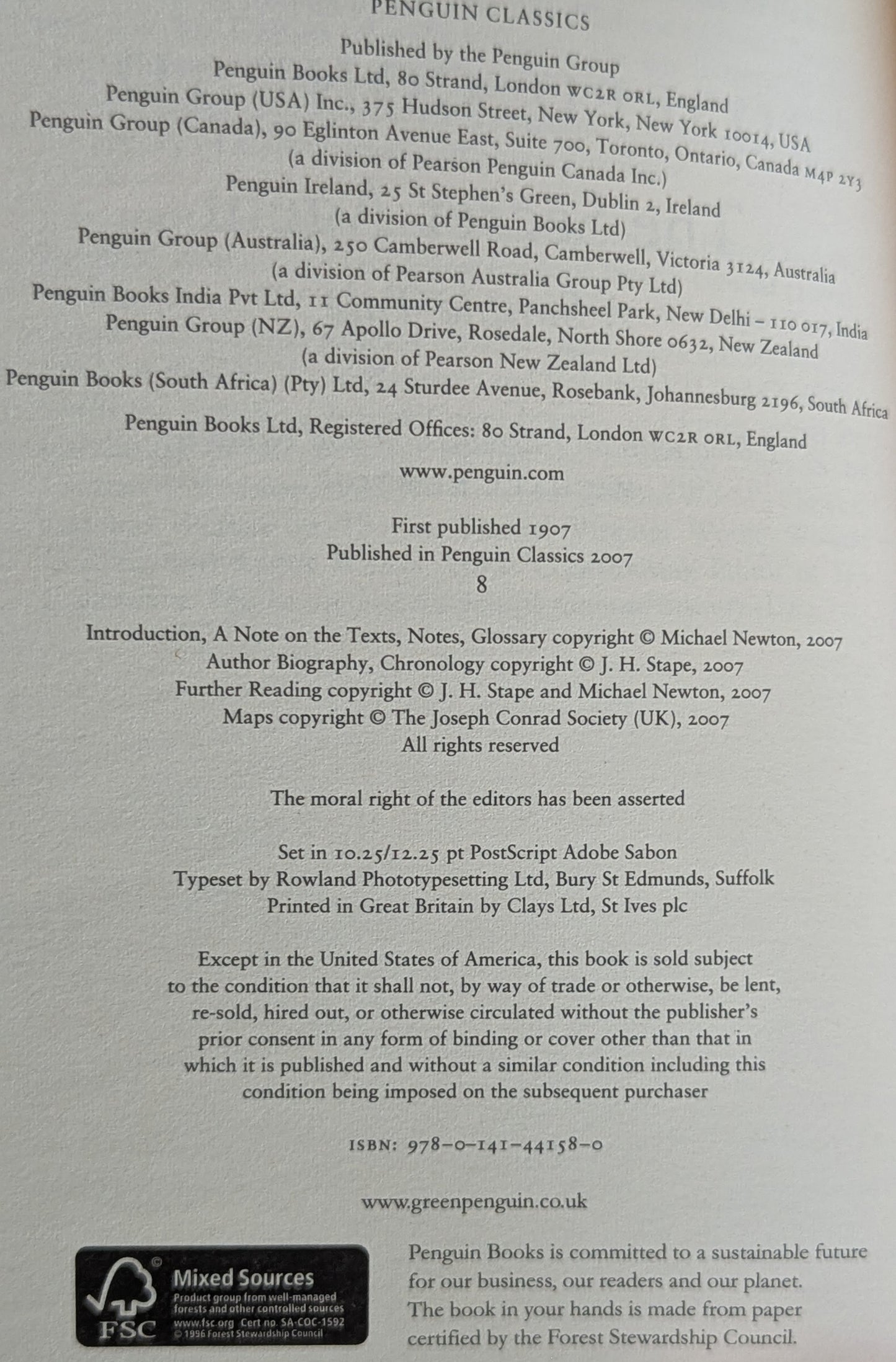 The Secret Agent by Joseph Conrad