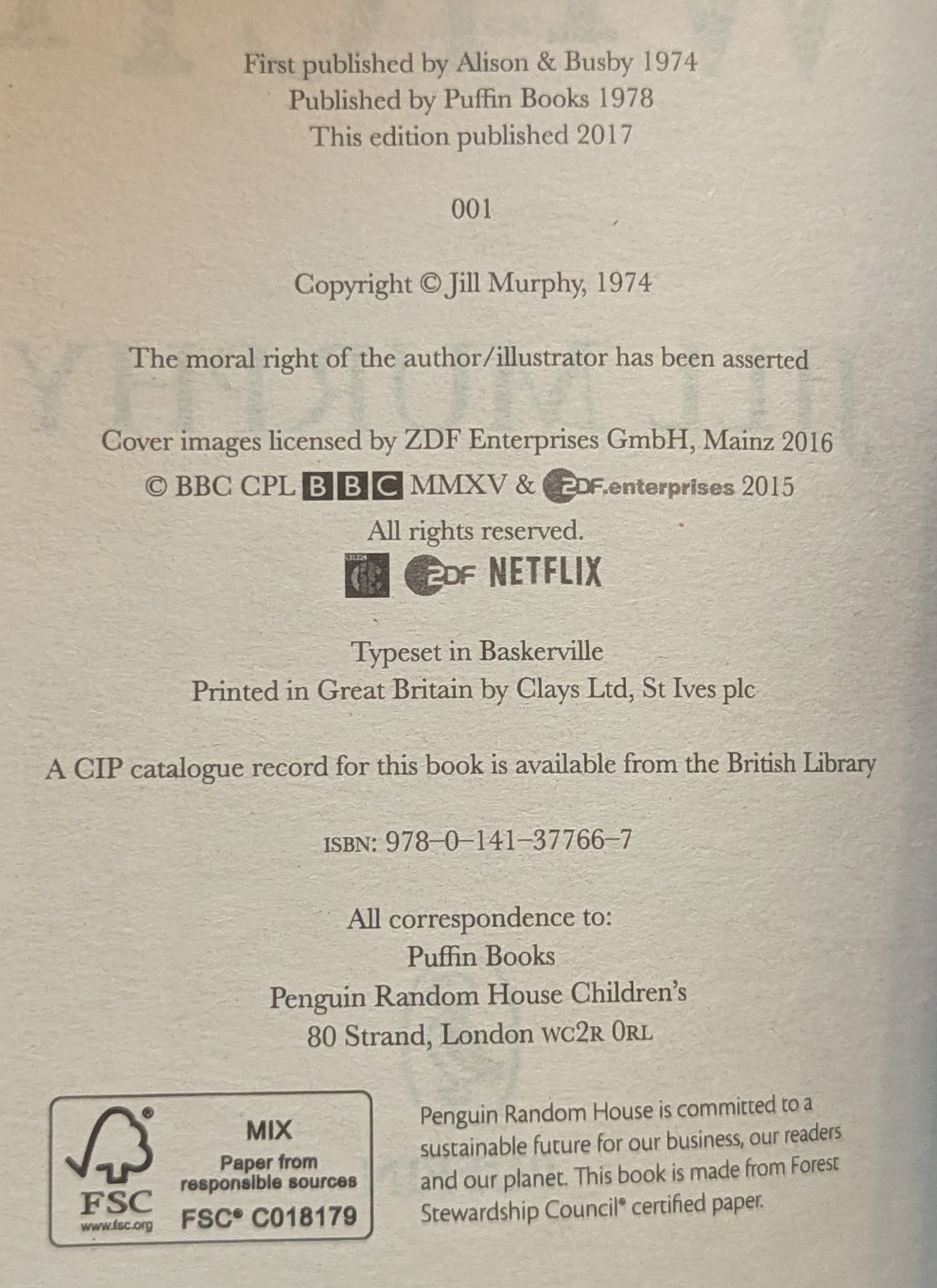 The Worst Witch by Jill Murphy