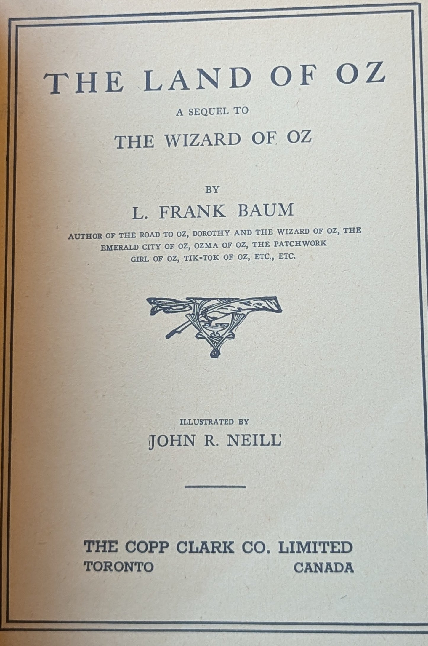 The Land of Oz by L. Frank Baum