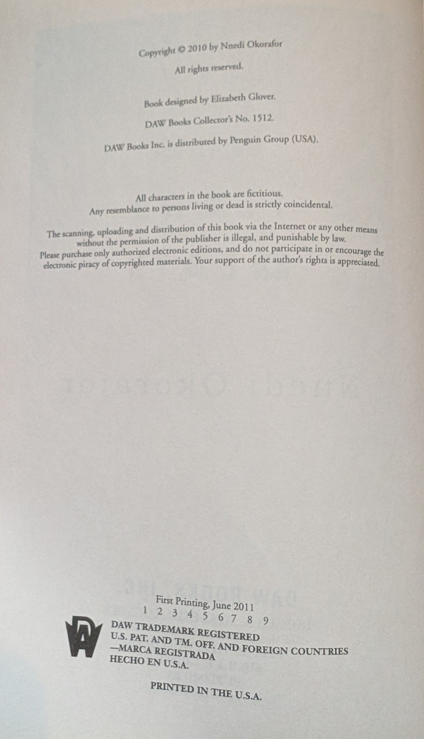 Who Fears Death by Nnedi Okorafor