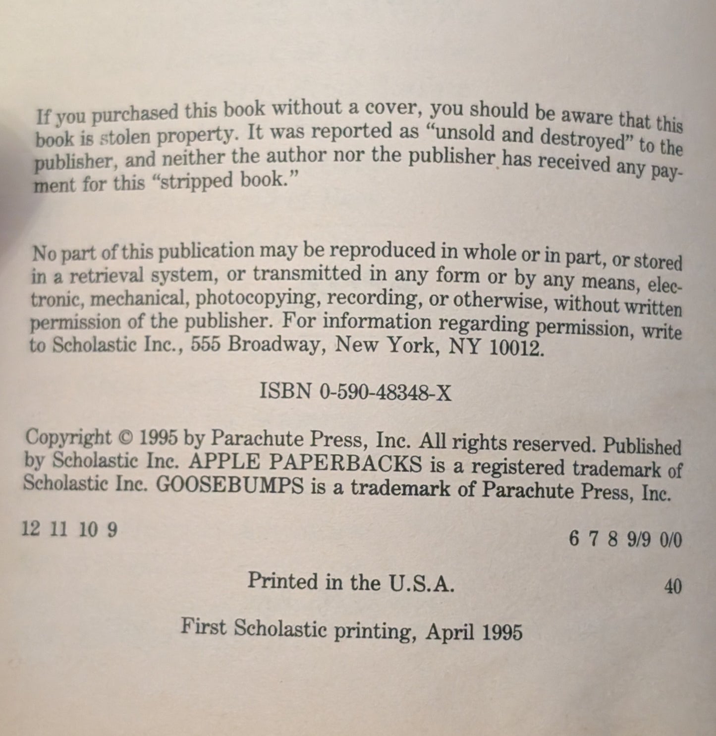 It Came from Beneath the Sink! by R.L Stine (Goosebumps #30)