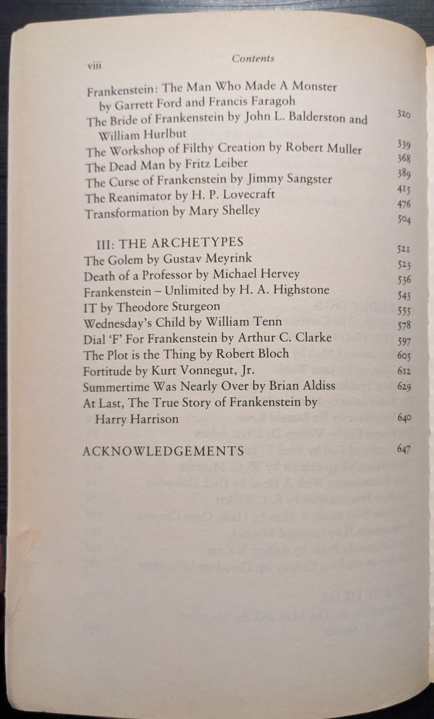 The Frankenstein Omnibus edited by Peter Haining