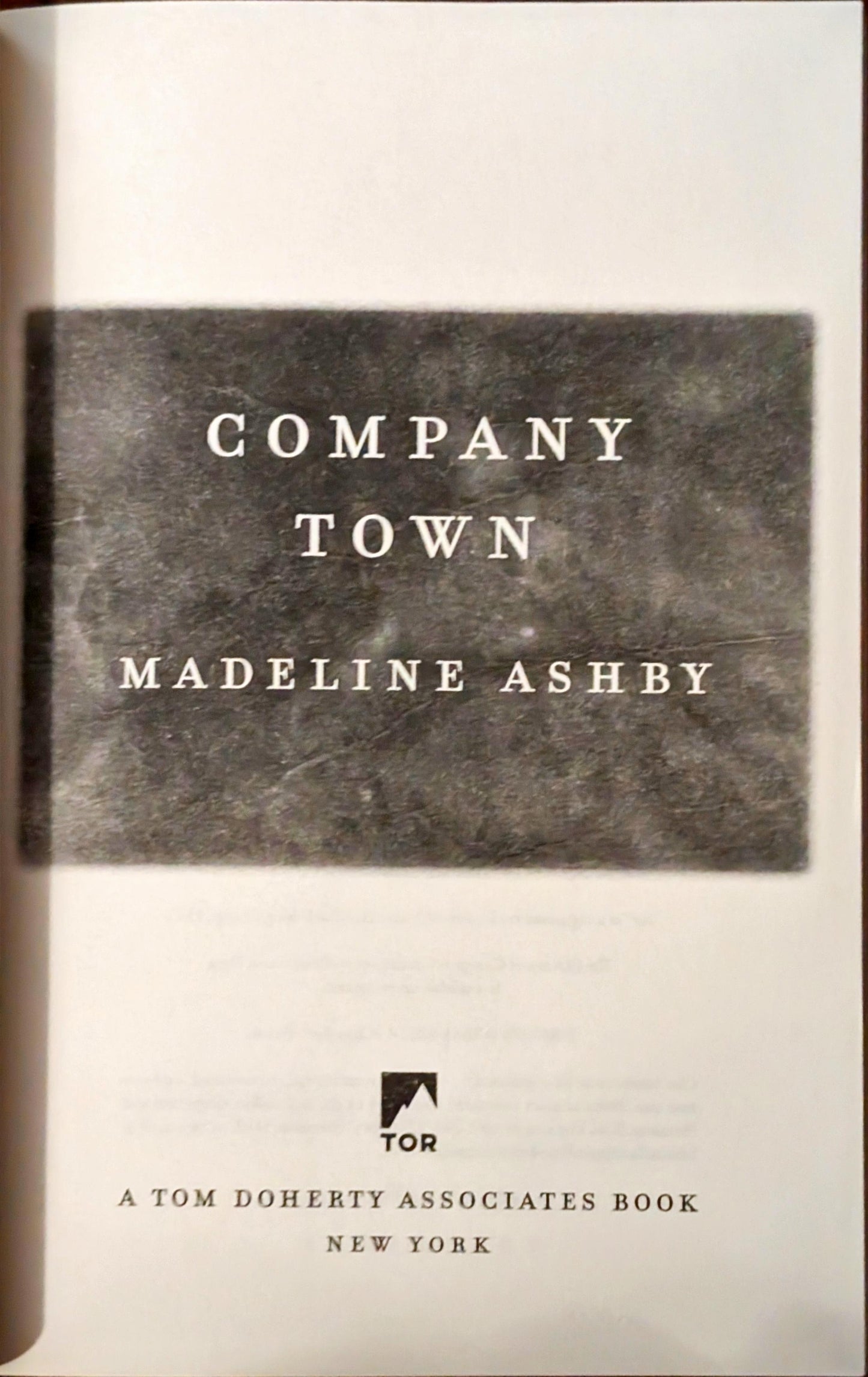 Company Town by Madeline Ashby