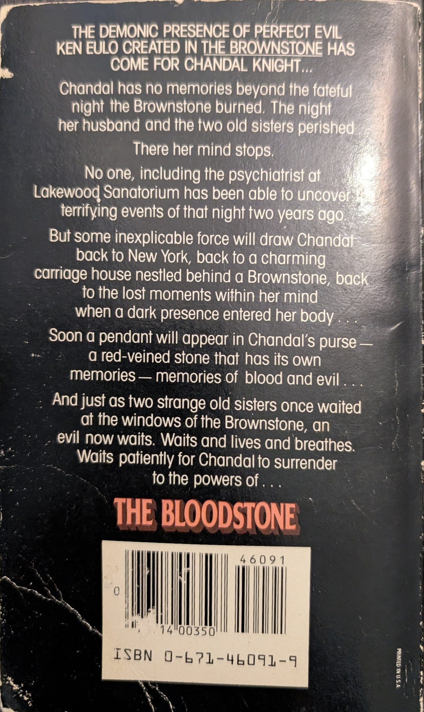The Bloodstone by Ken Eulo