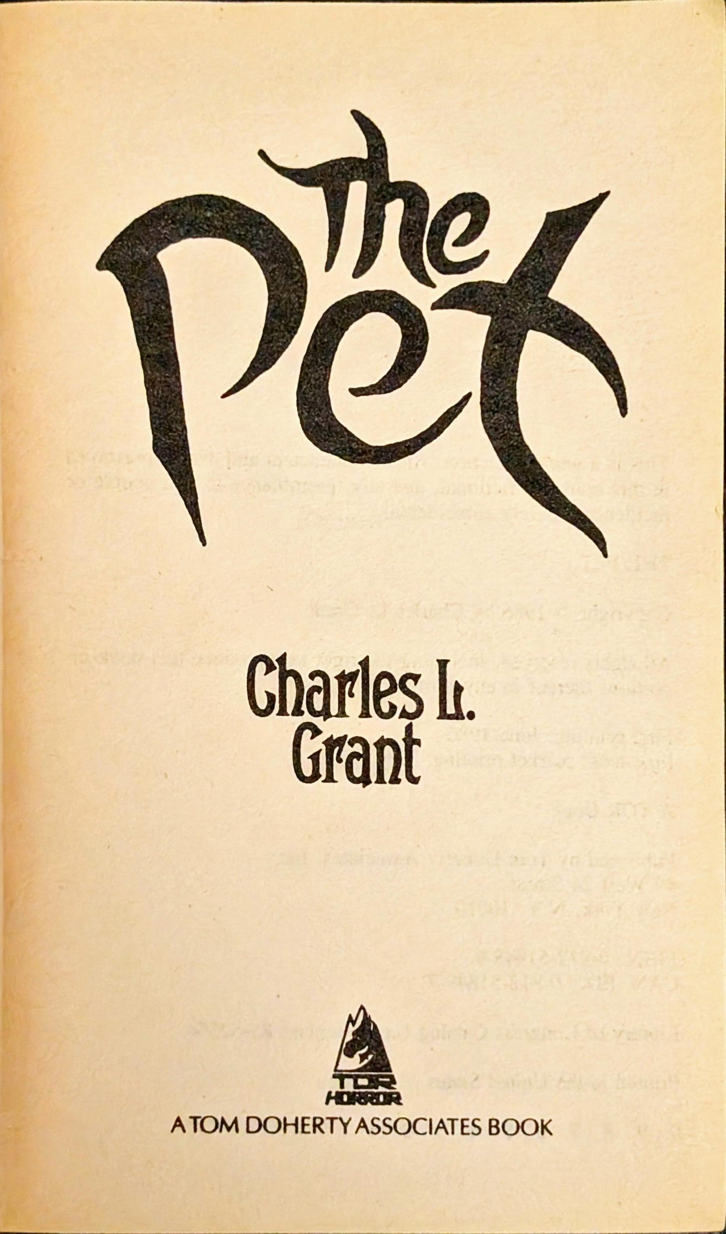 The Pet by Charles L. Grant