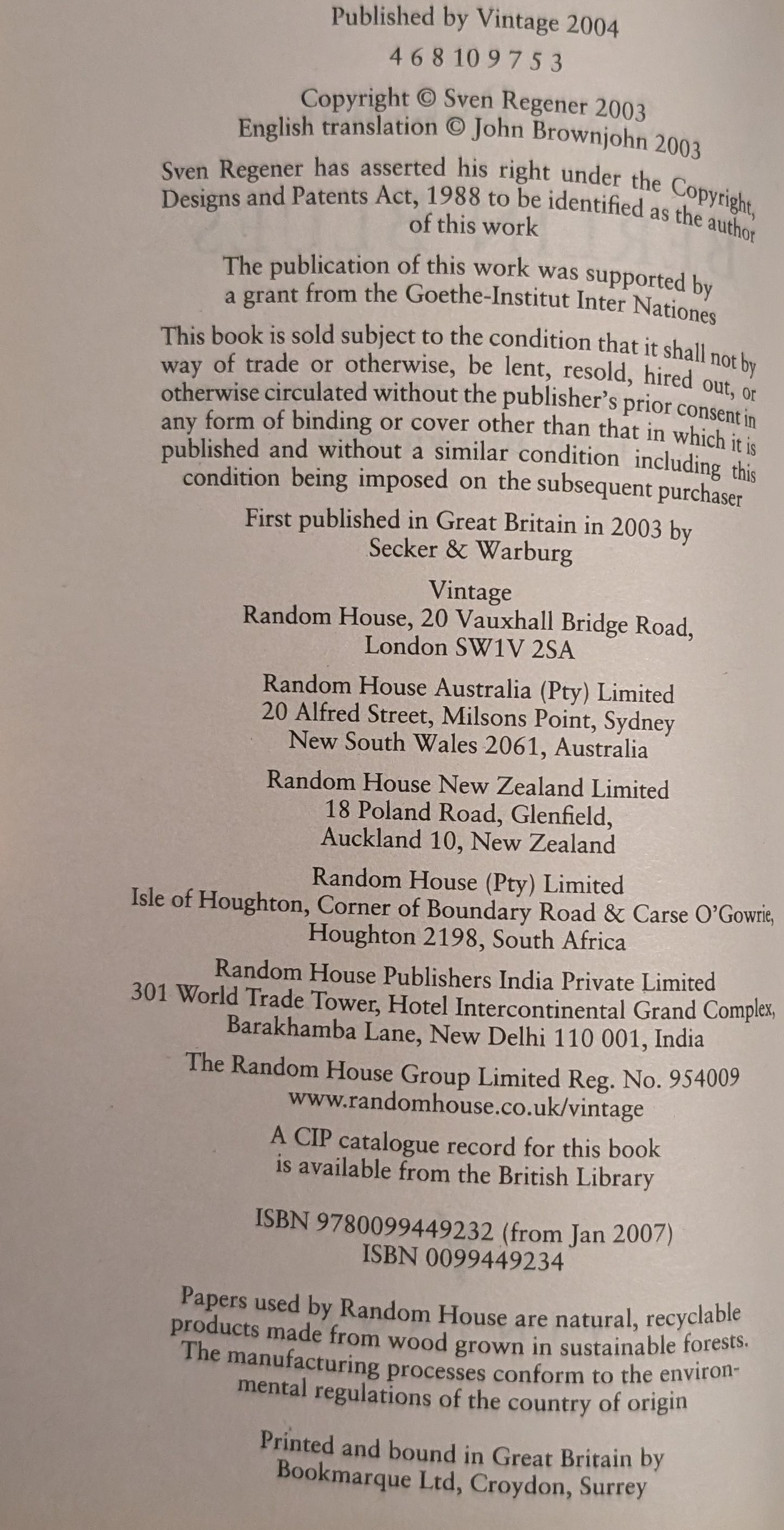 Berlin Blues by Sven Regener