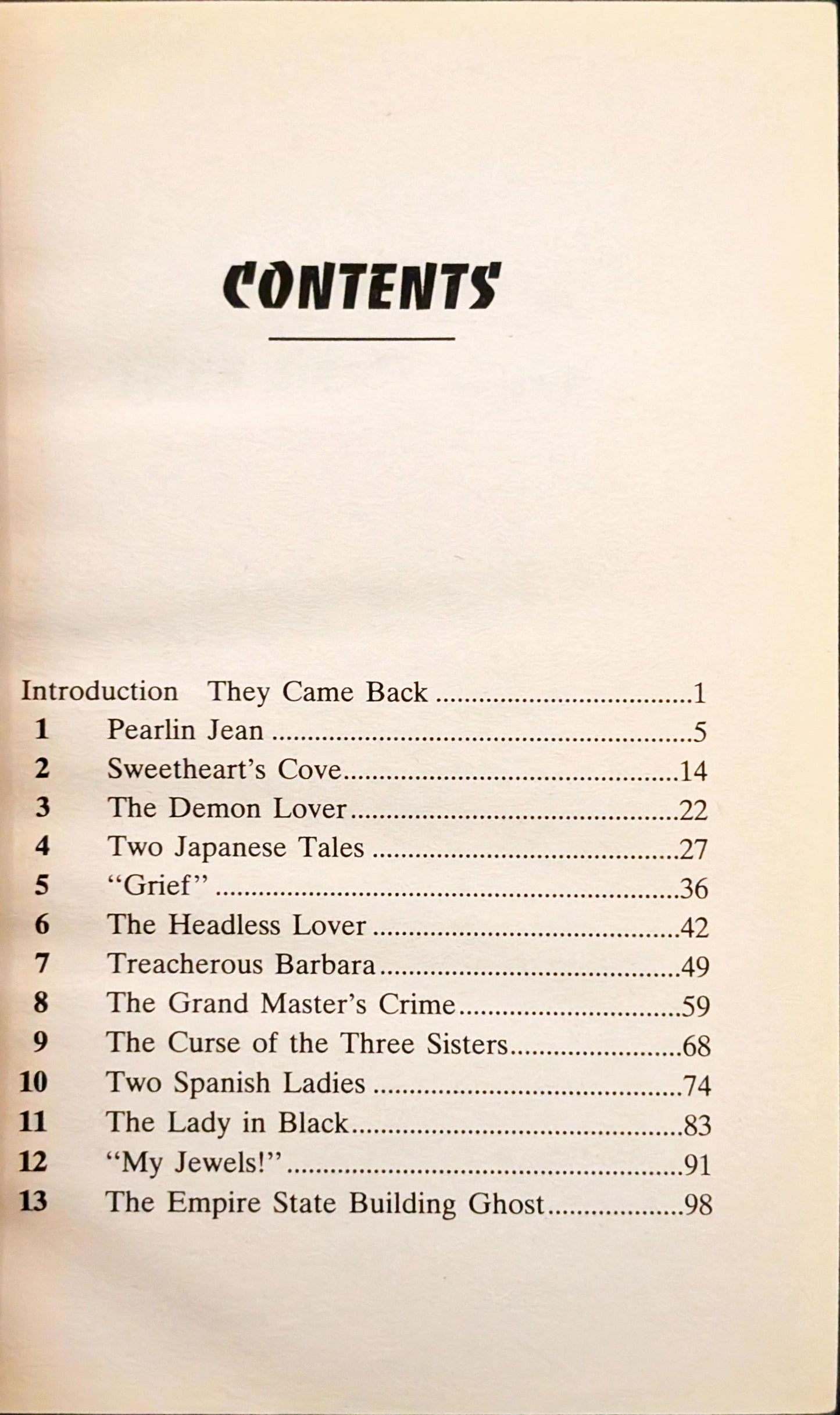 Ghostly Tales of Love & Revenge by Daniel Cohen