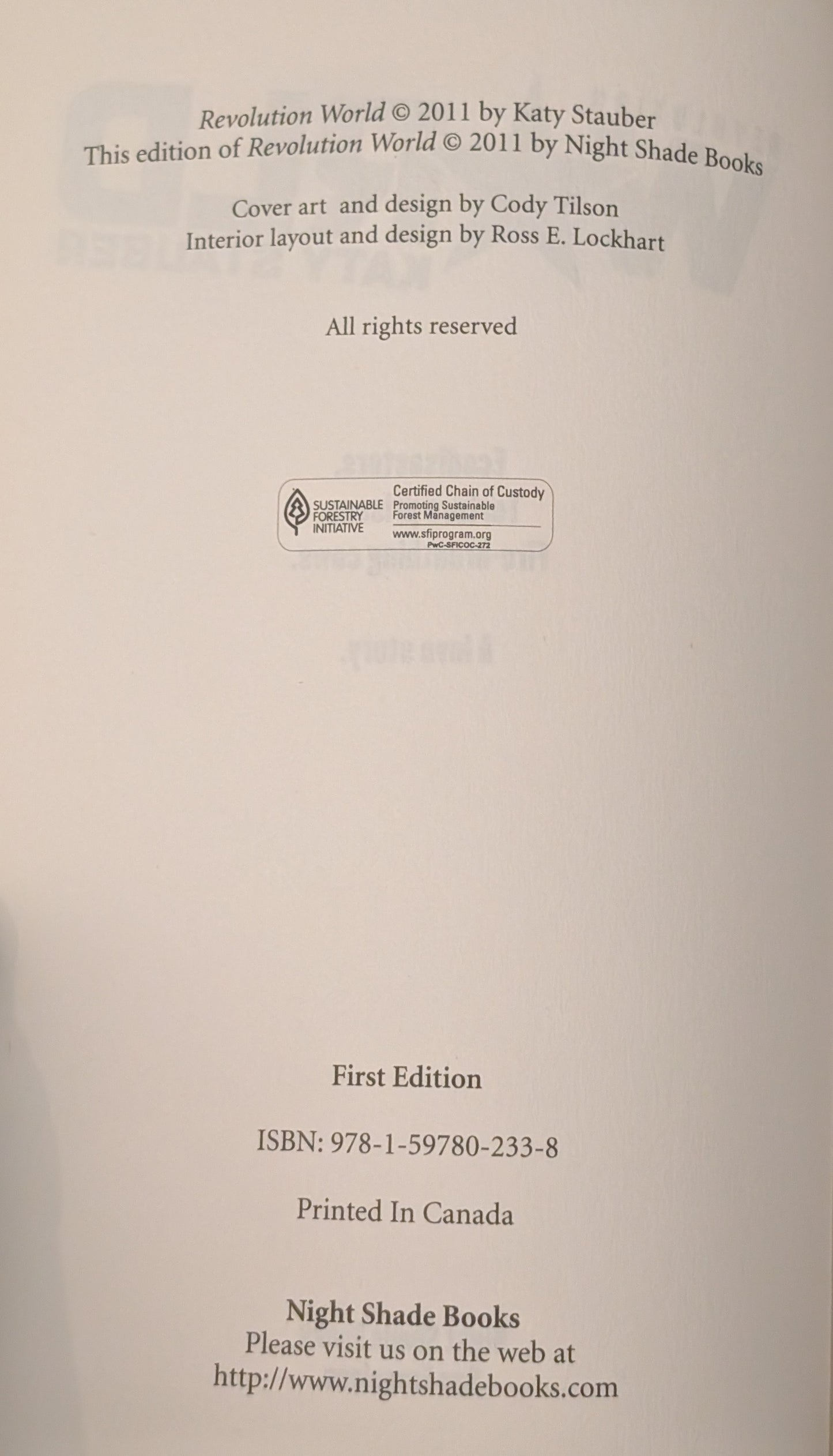 Revolution World by Katy Stauber (Signed)