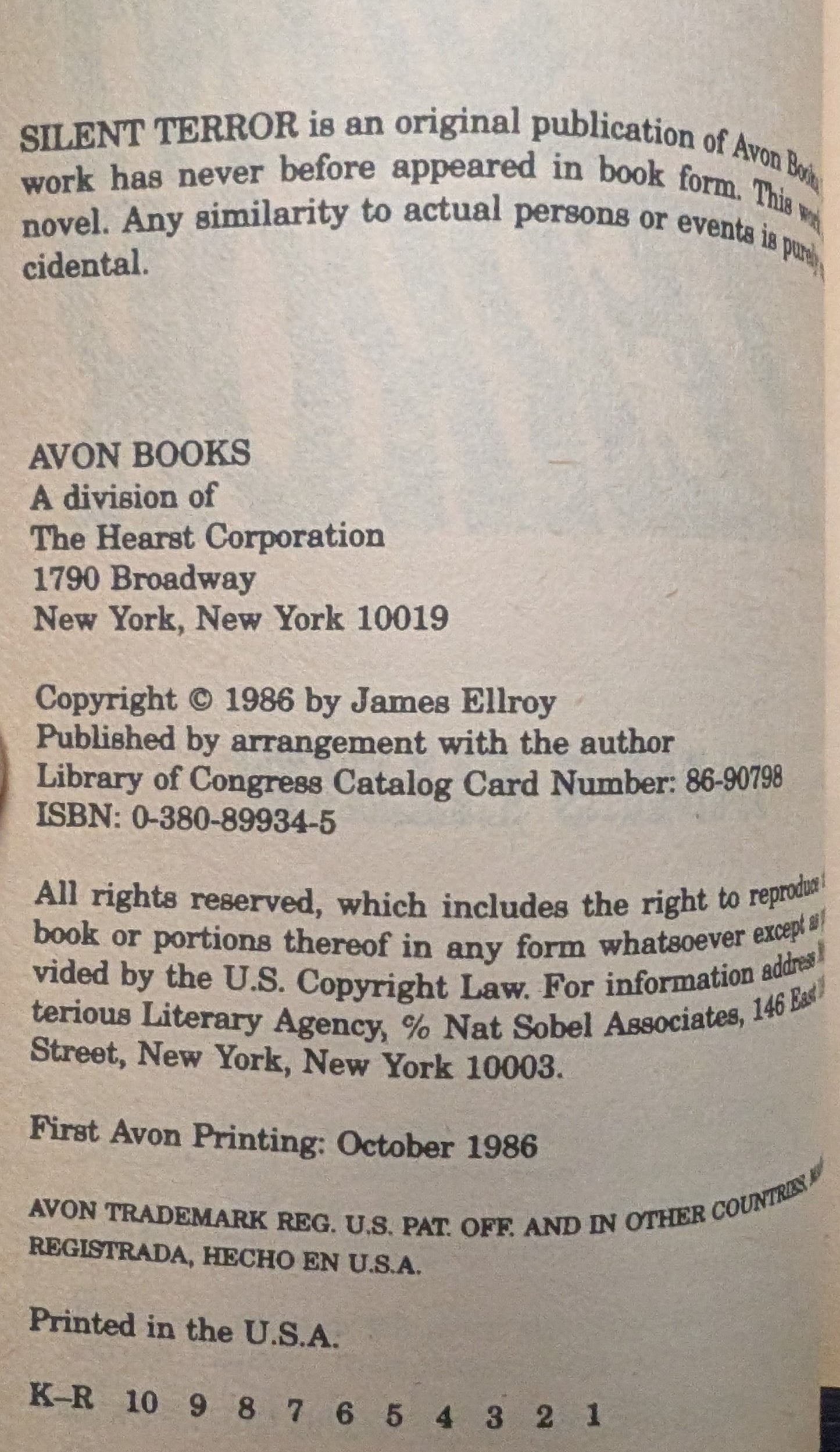 Silent Terror by James Ellroy