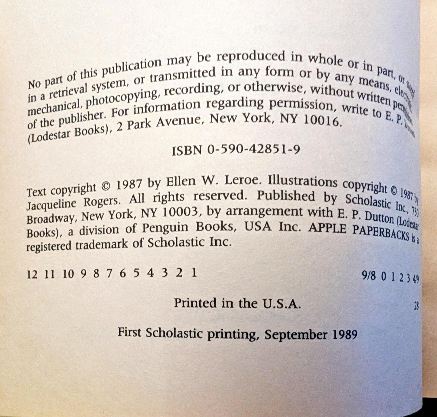 Peanut Butter Poltergeist by Ellen Leroe