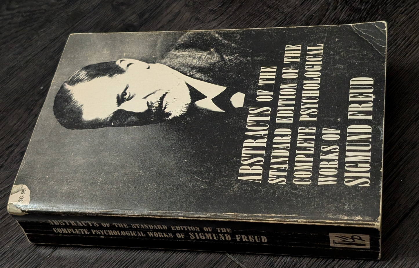 Abstracts of the Standard Edition of the Complete Psychological Works of Sigmund Freud edited by Carrie Lee Rothgeb