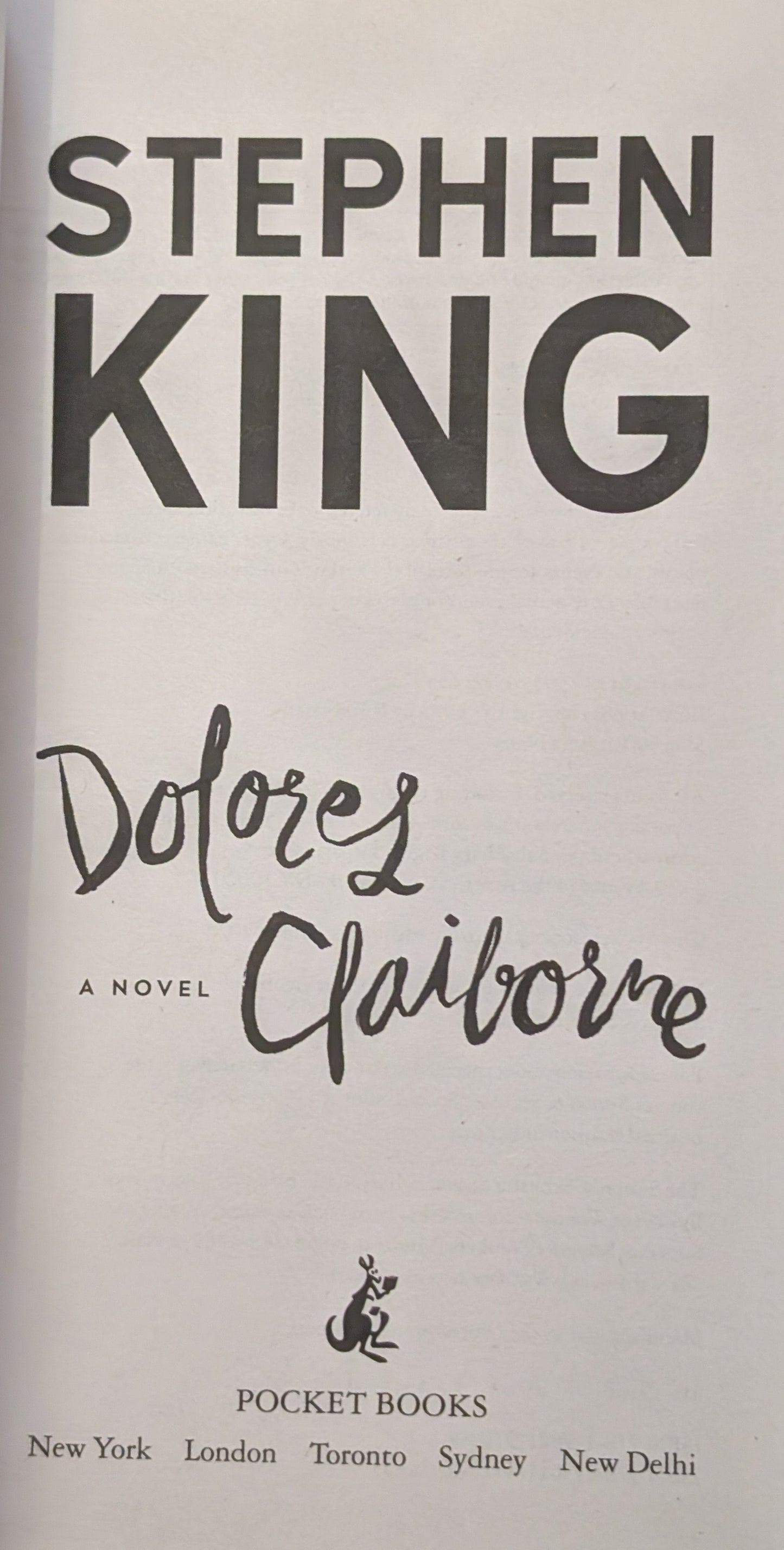 Dolores Claiborne by Stephen King