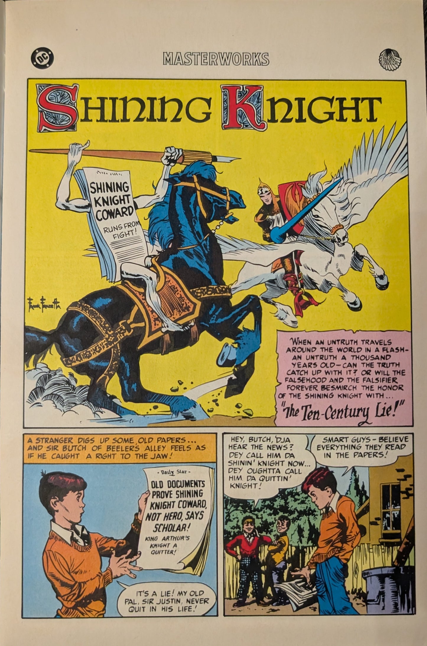 Shining Knight by Frank Frazetta No.1, Spring 1983