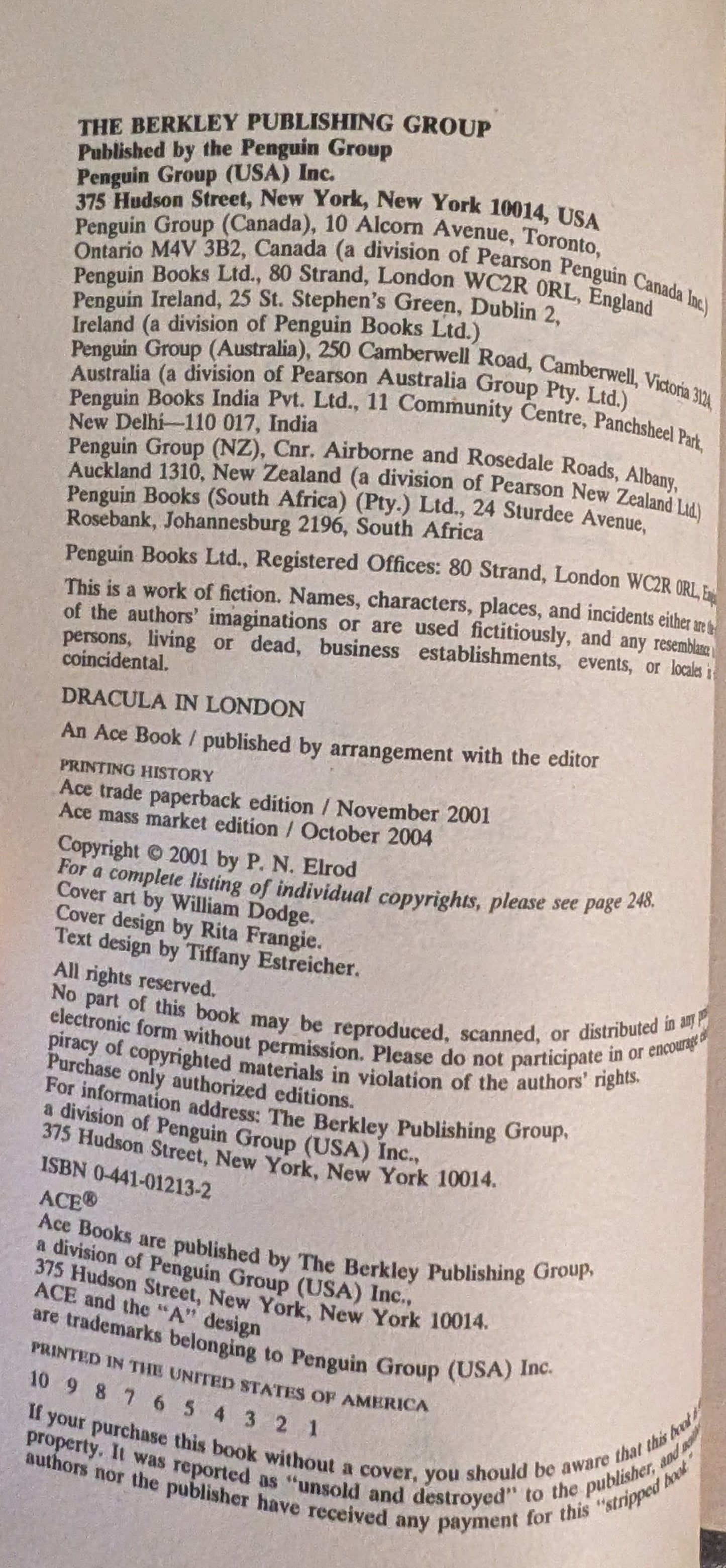 Dracula in London edited by P.N Elrod