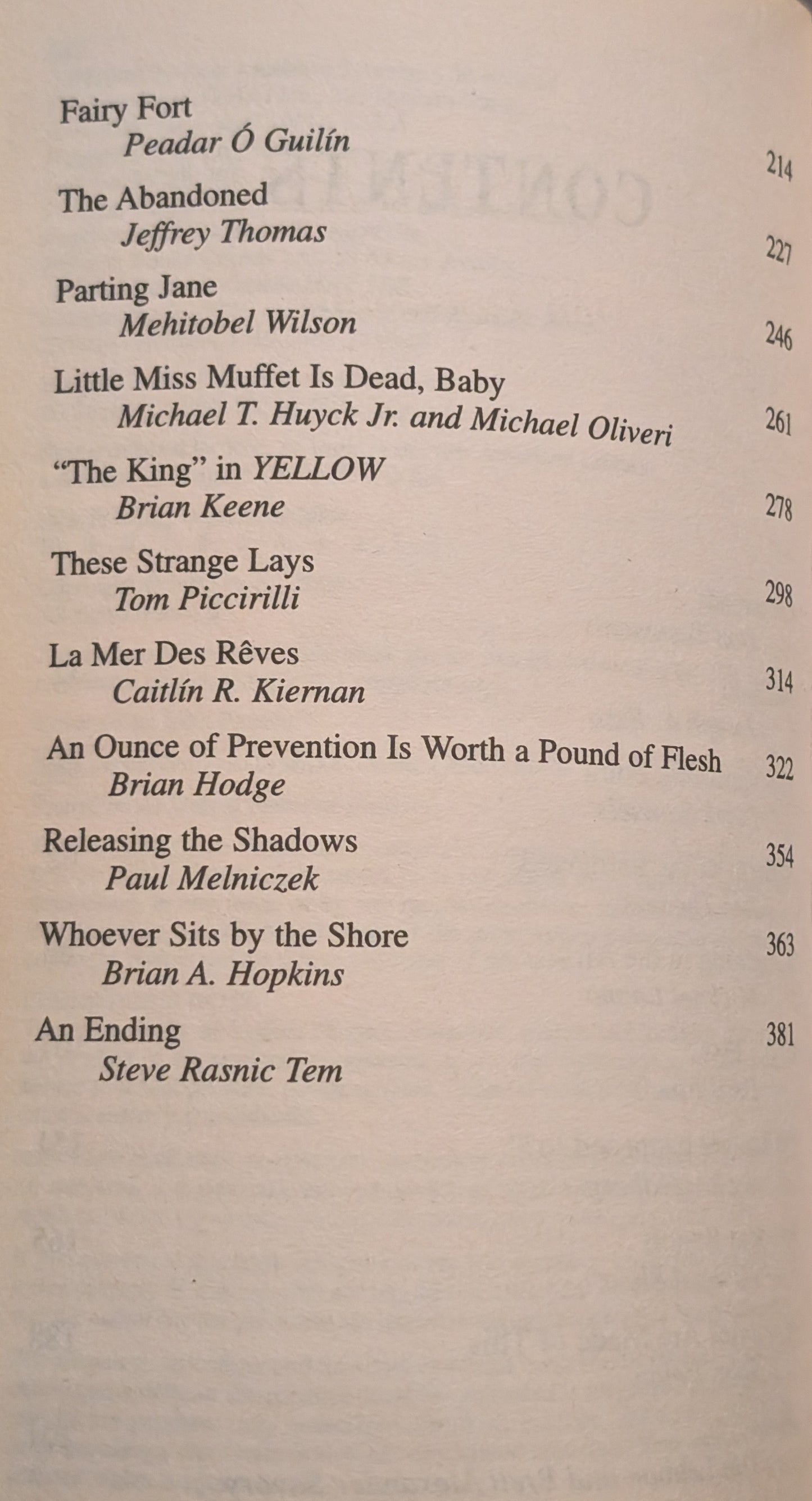 A Walk on the Darkside: Visions of Horror edited John Pelan