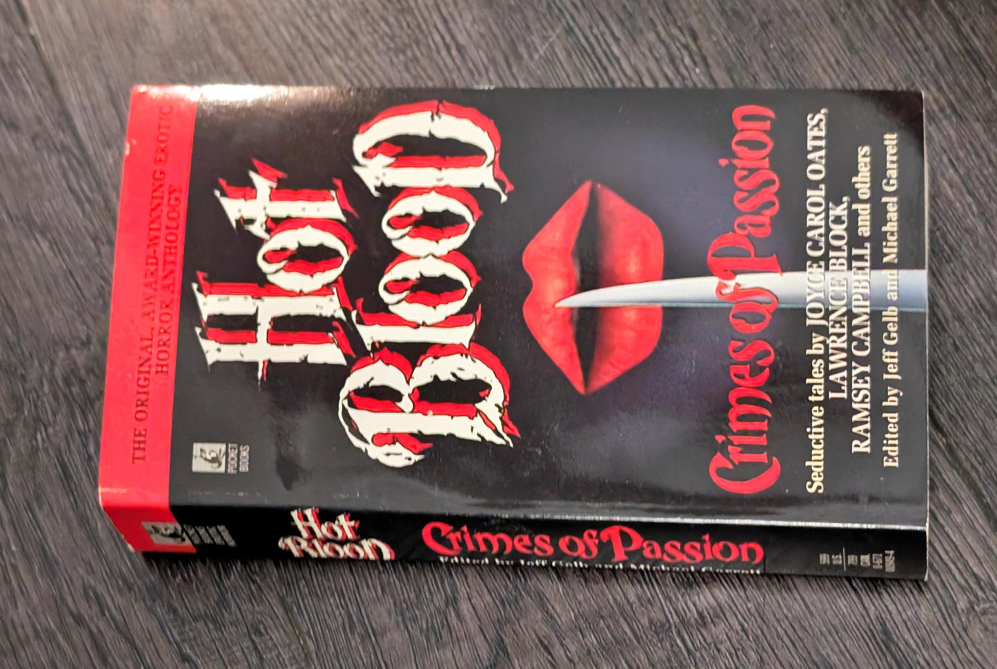 Hot Blood: Crimes of Passion edited by Jeff Gelb and Michael Garrett