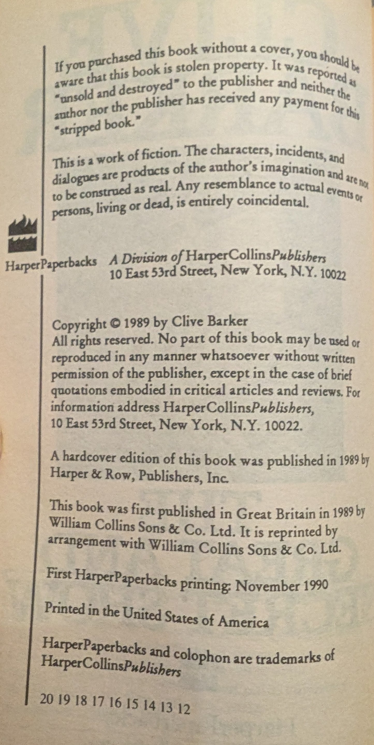 The Great and Secret Show by Clive Barker