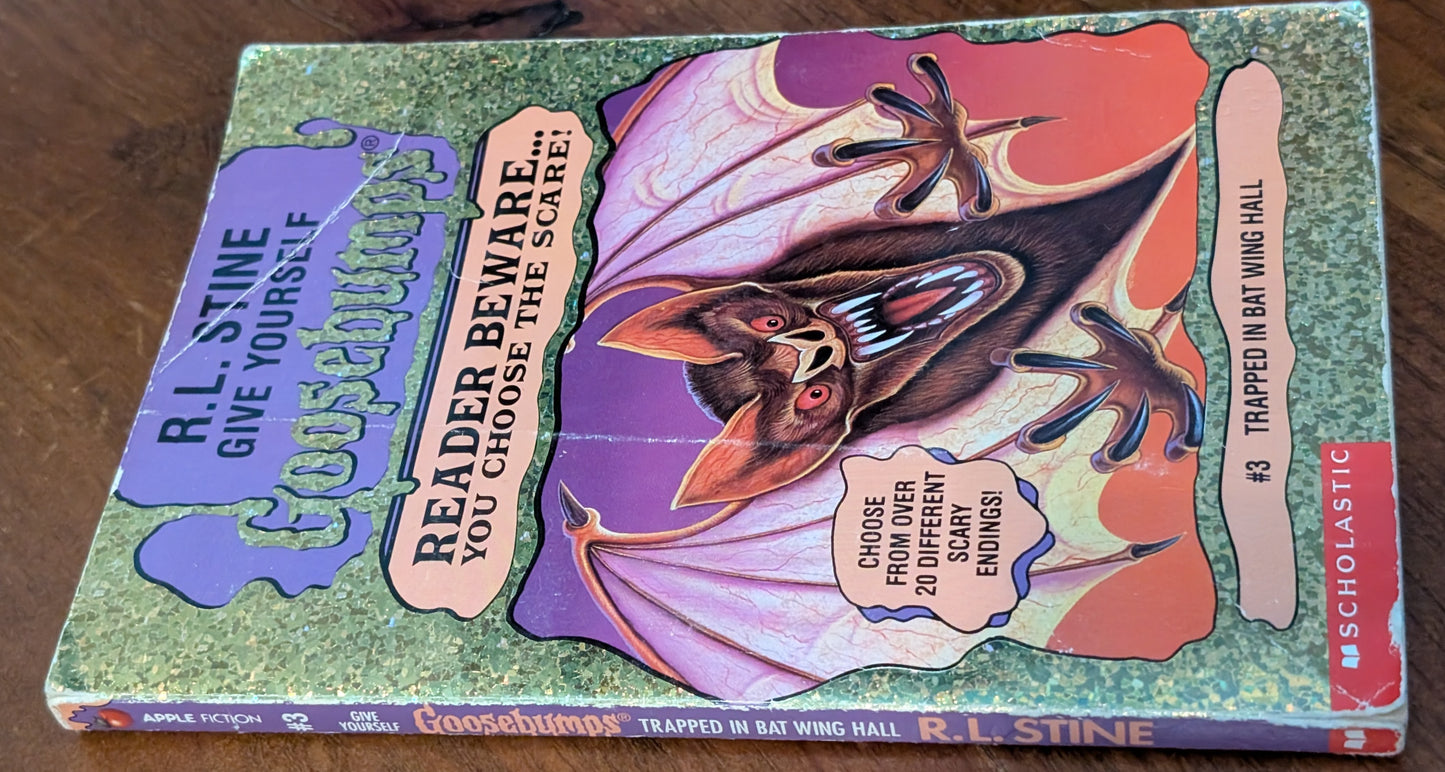 Trapped in Bat Wing Hall (Reader Beware # 3) by R.L Stine