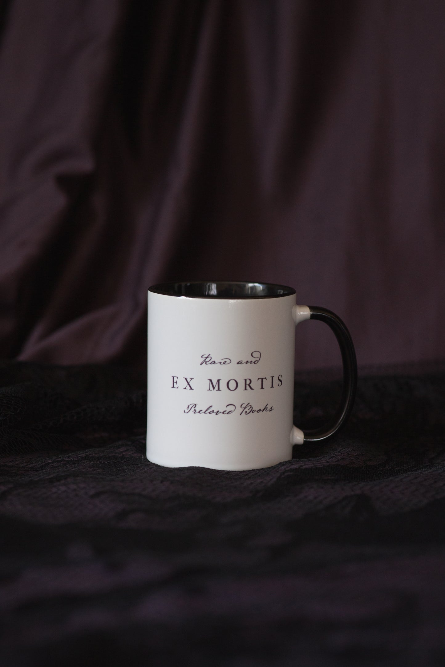 Limited Ex Mortis Books Skull Mug