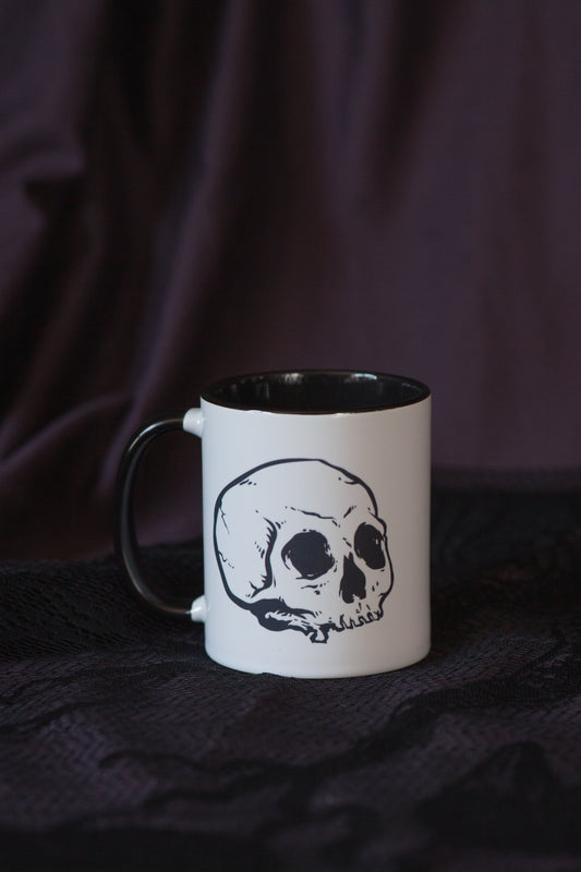 Limited Ex Mortis Books Skull Mug