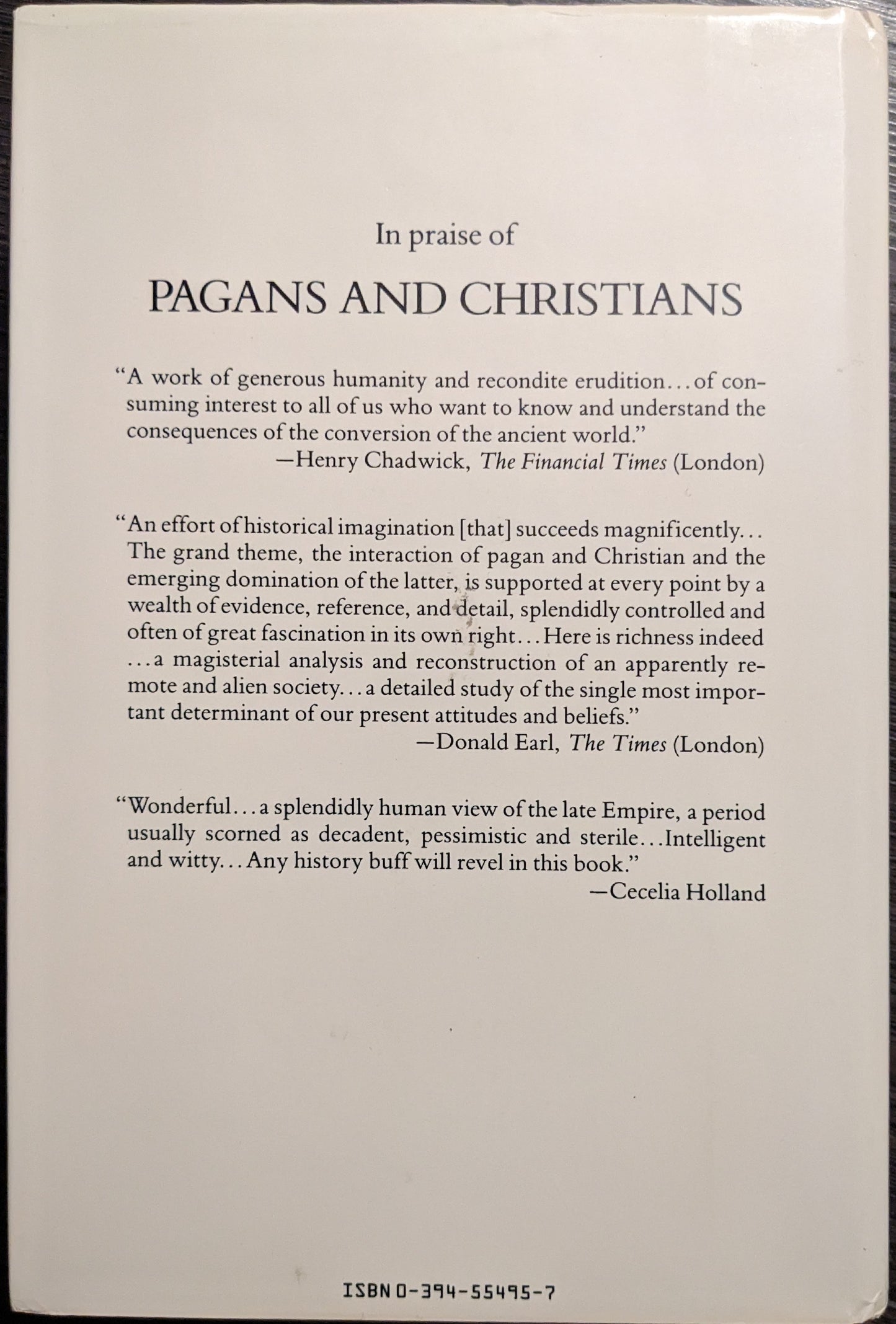 Pagans and Christians by Robin Lane Fox