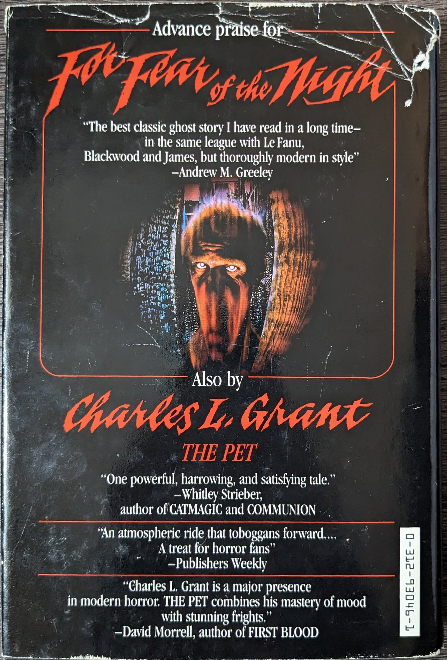 For Fear of the Night by Charles L. Grant