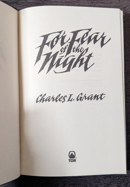 For Fear of the Night by Charles L. Grant