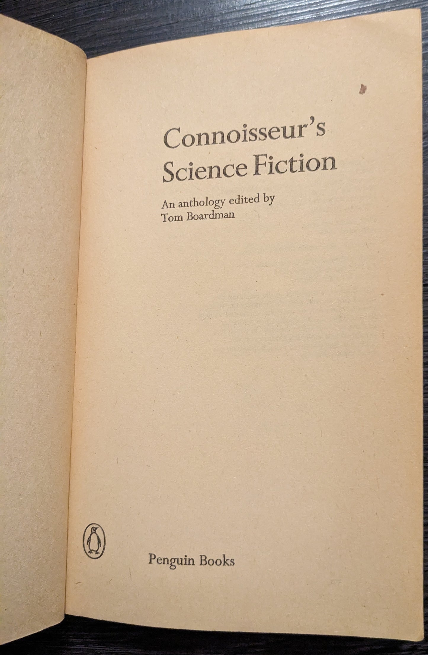 Connoisseur's S.F edited by Tom Boardman