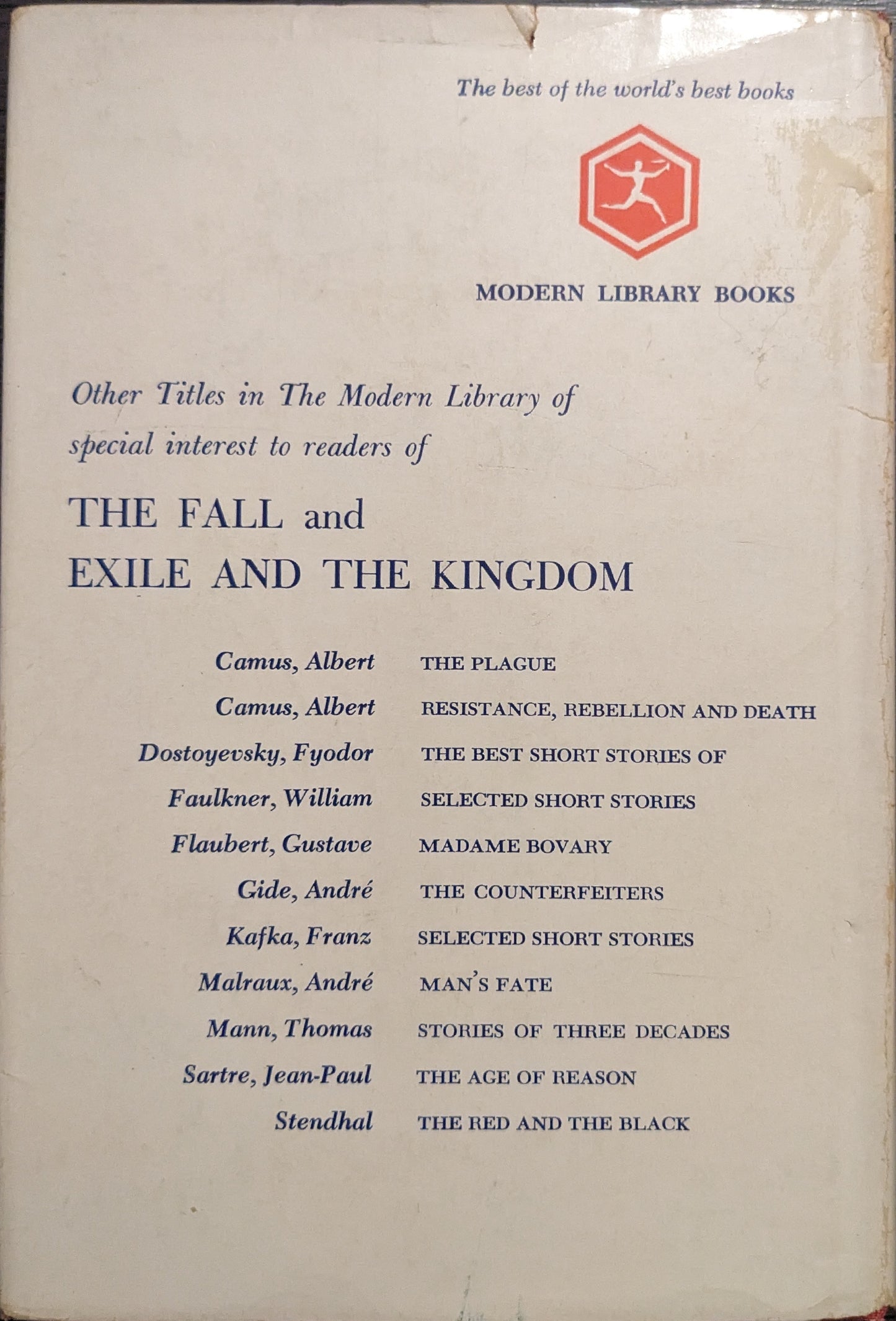 The Fall & Exile and The Kingdom by Albert Camus