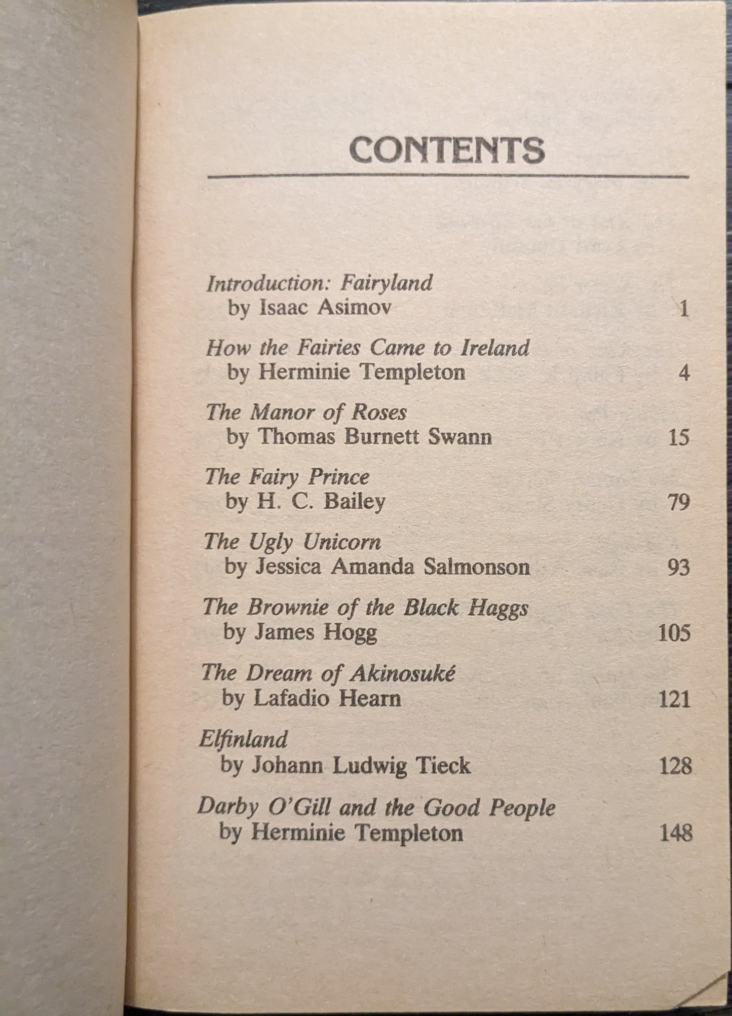 Isaac Asimov's Magical Worlds of Fantasy Faeries edited by Isaac Asimov, Martin H. Greenberg & Charles G. Waugh