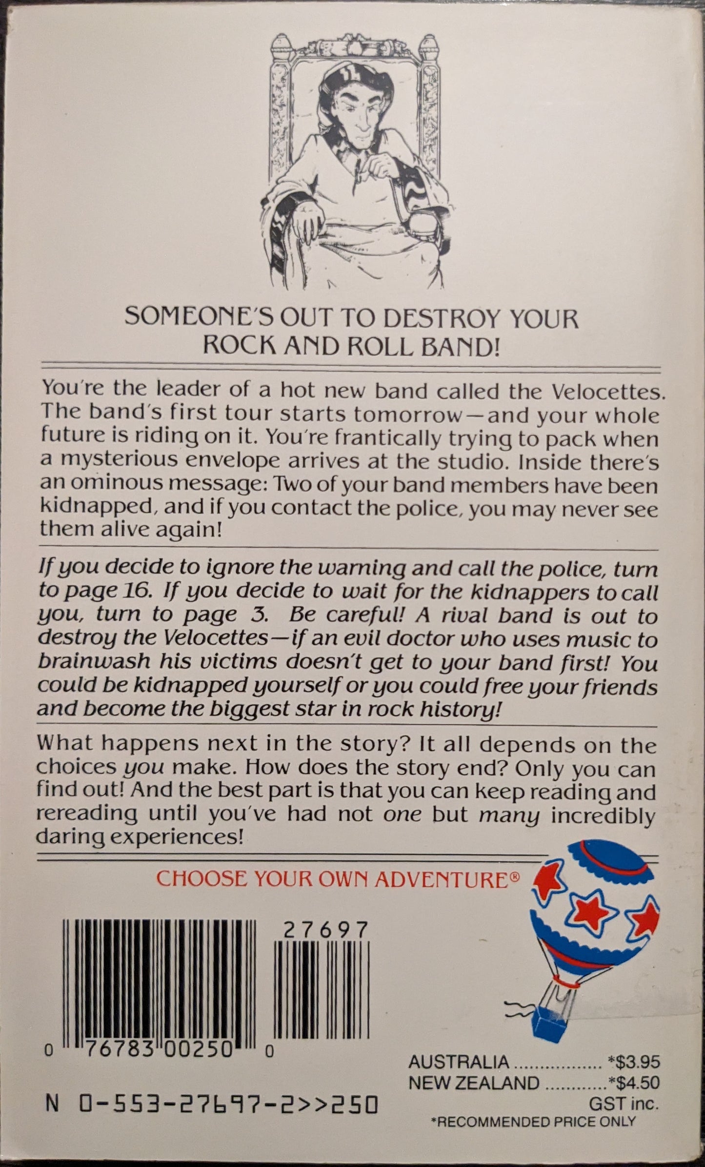 Choose Your Own Adventure: Rock and Roll Mystery by Jim Wallace