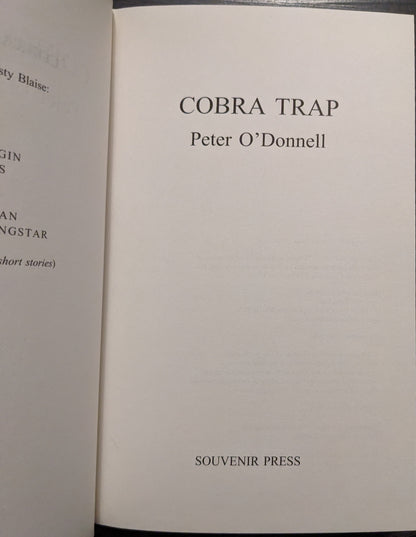 Cobra Trap by Peter O'Donnell