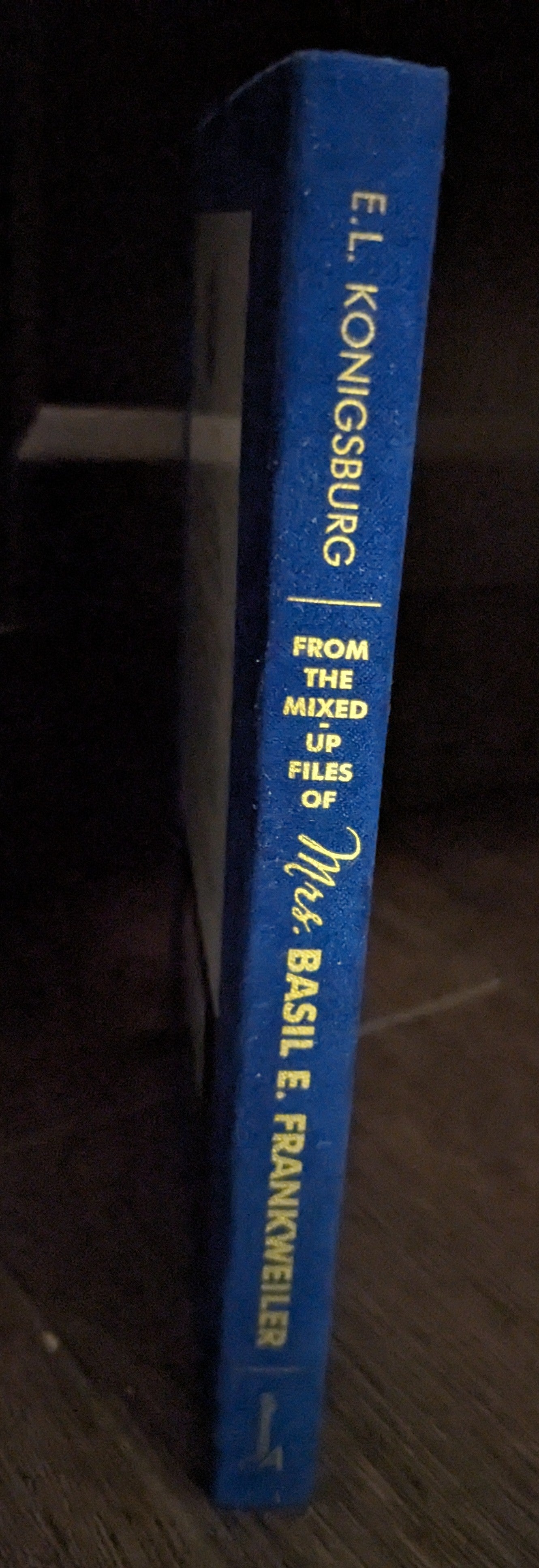 From the Mixed Up Files of Mrs. Basil E.Frankweiler by E.L Konigsburg