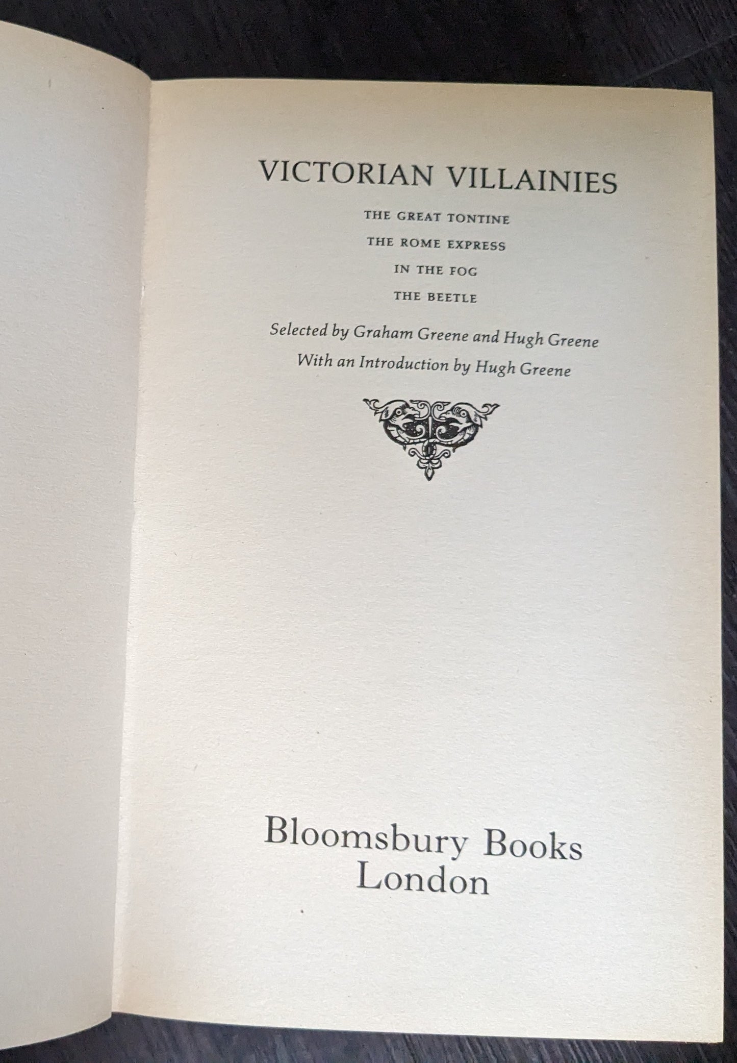 The Penguin Book of Victorian Villainies selected by Graham Greene and Hugh Greene