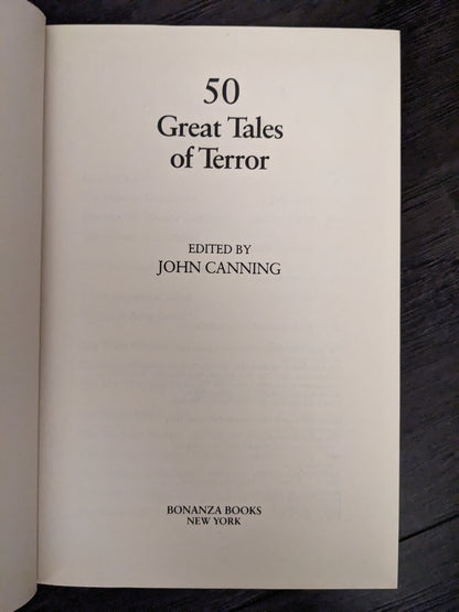 50 Great Tales of Terror edited by John Canning