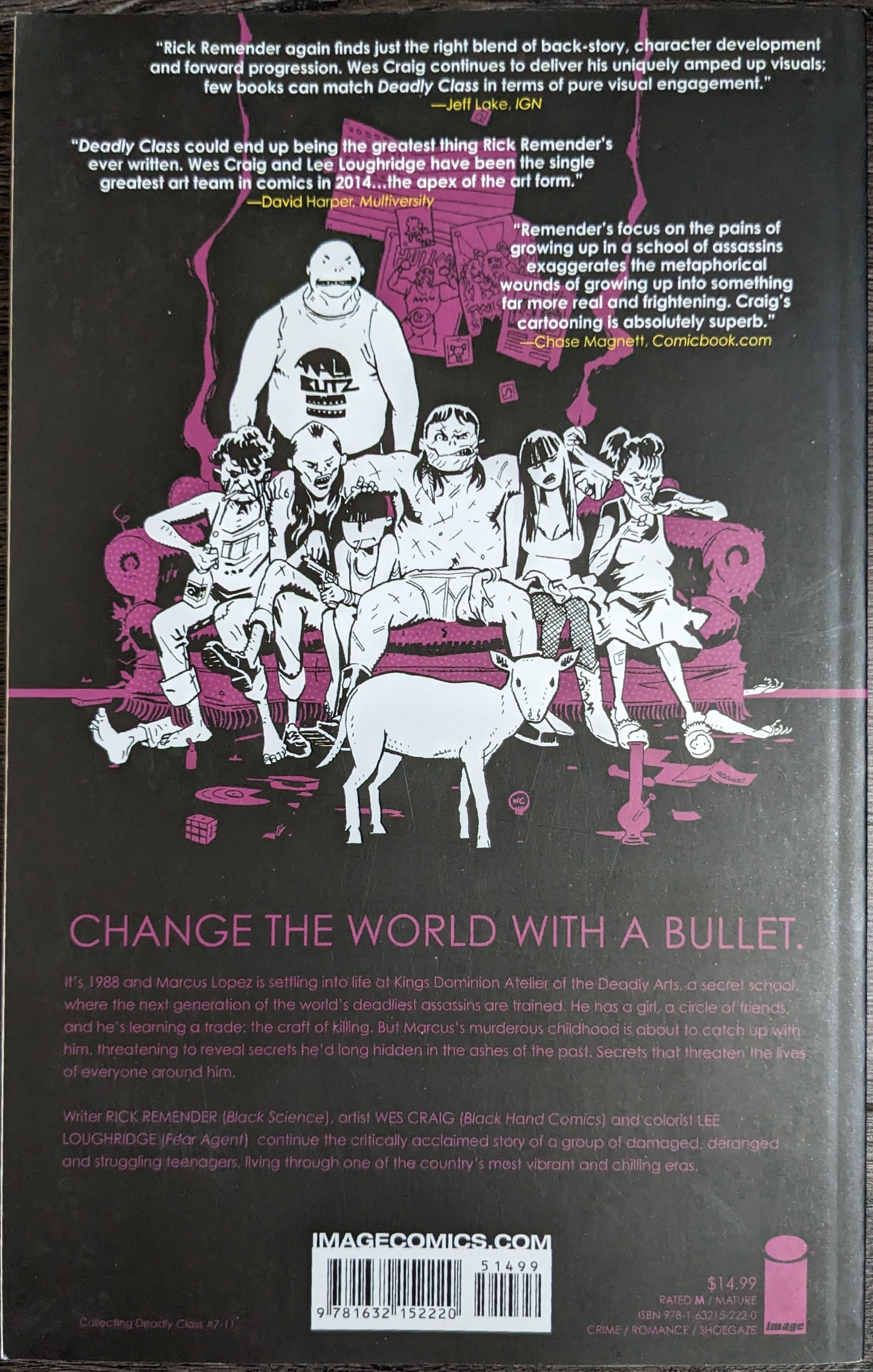 Deadly Class Vol. 2: Kids of the Black Hole by Rick Remender