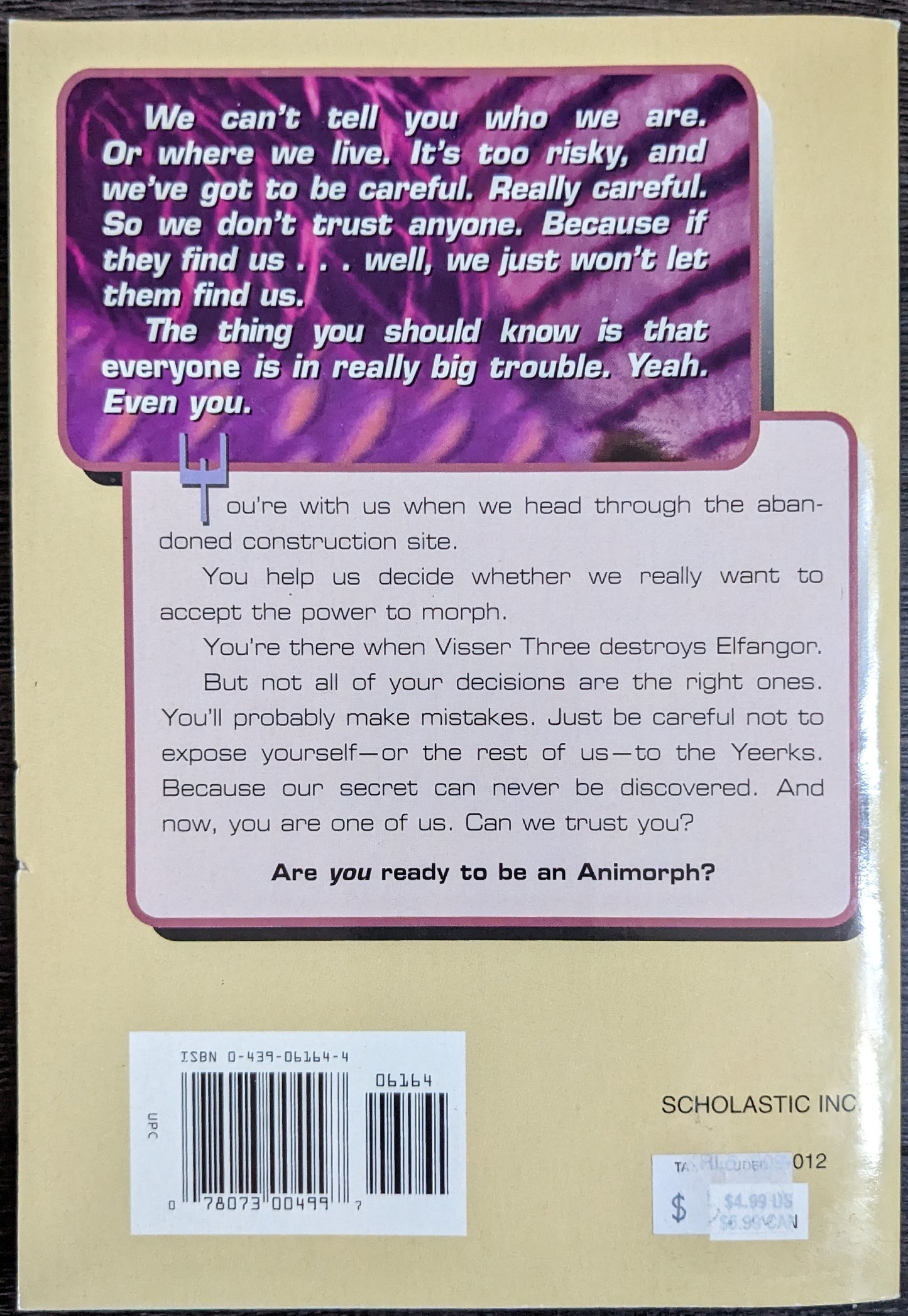 Animorphs: The First Journey by K.A Applegate