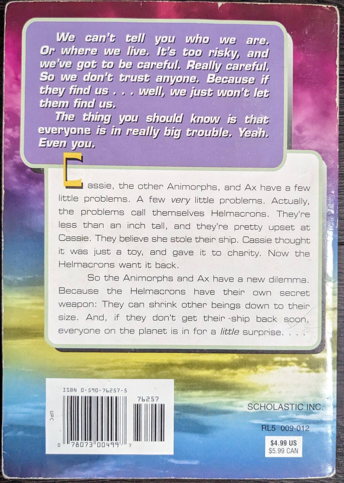 Animorphs: The Suspicion by K.A Applegate