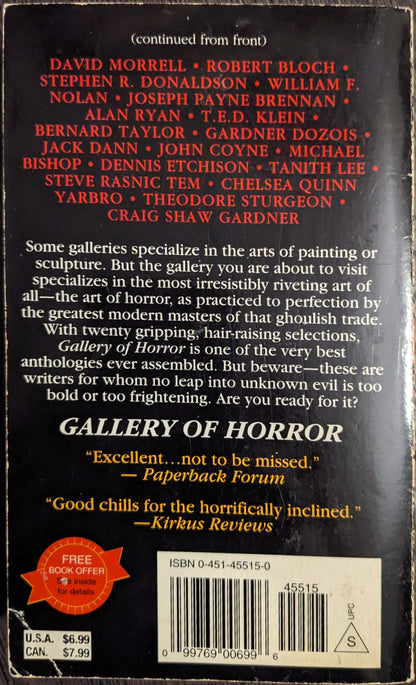 Gallery of Horror edited by Charles L. Grant