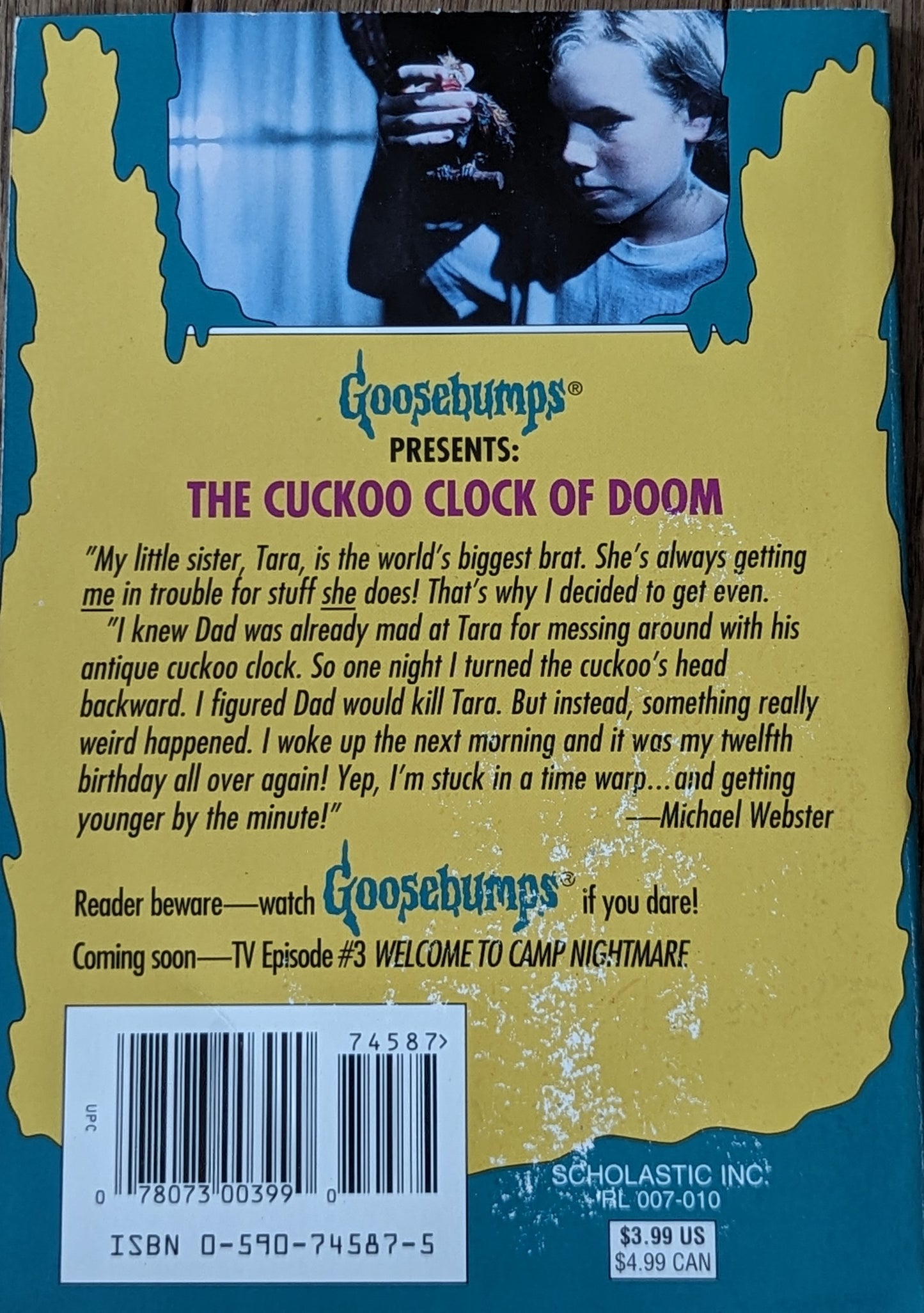 The Cuckoo Clock of Doom (Goosebumps TV Episode #2) adapted by Carol Ellis