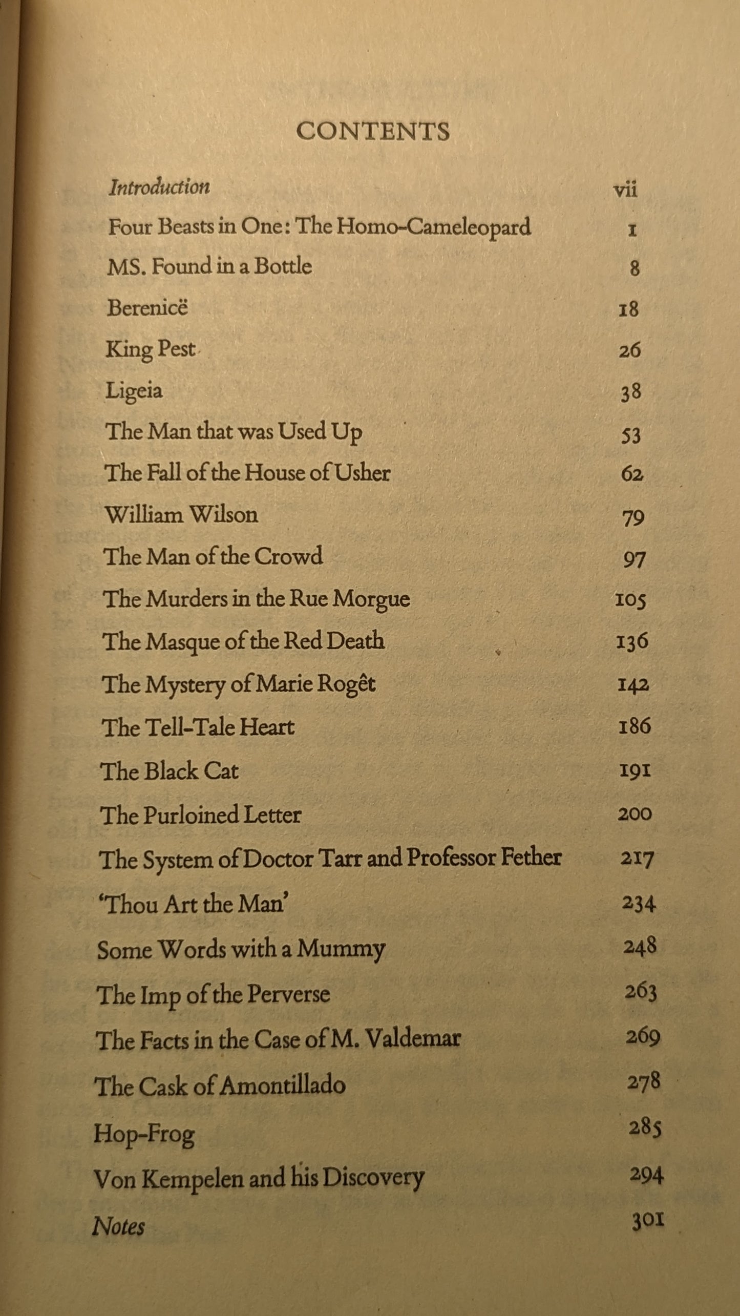 Selected Tales by Edgar Allan Poe