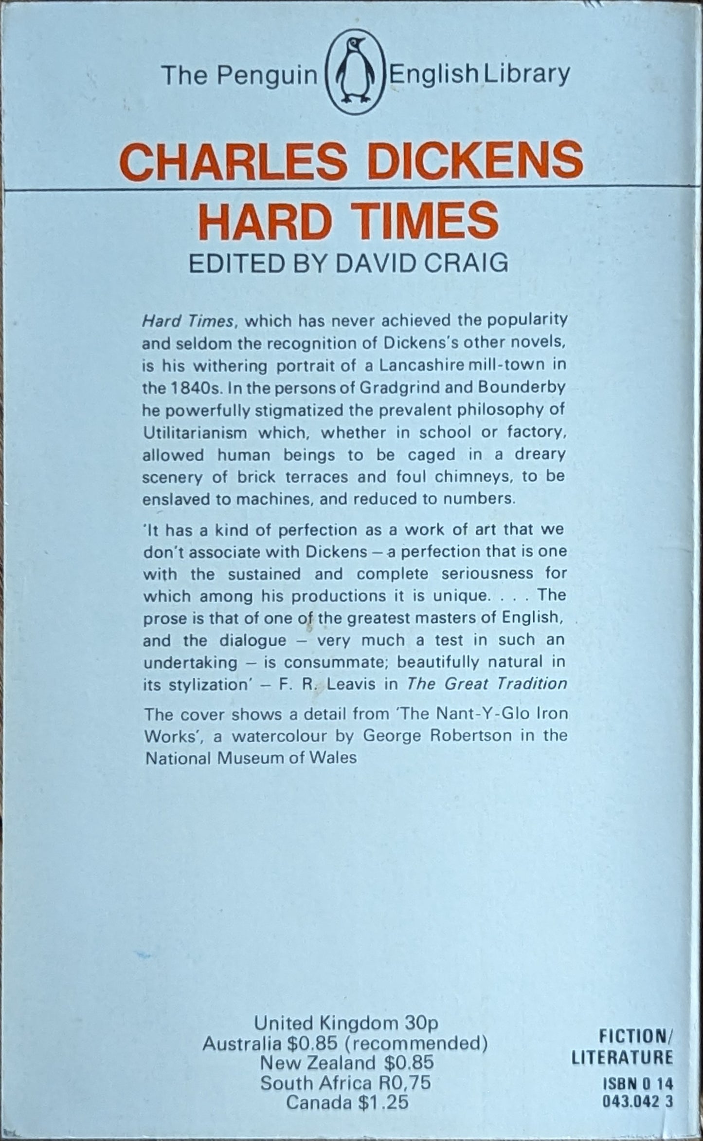 Hard Times by Charles Dickens