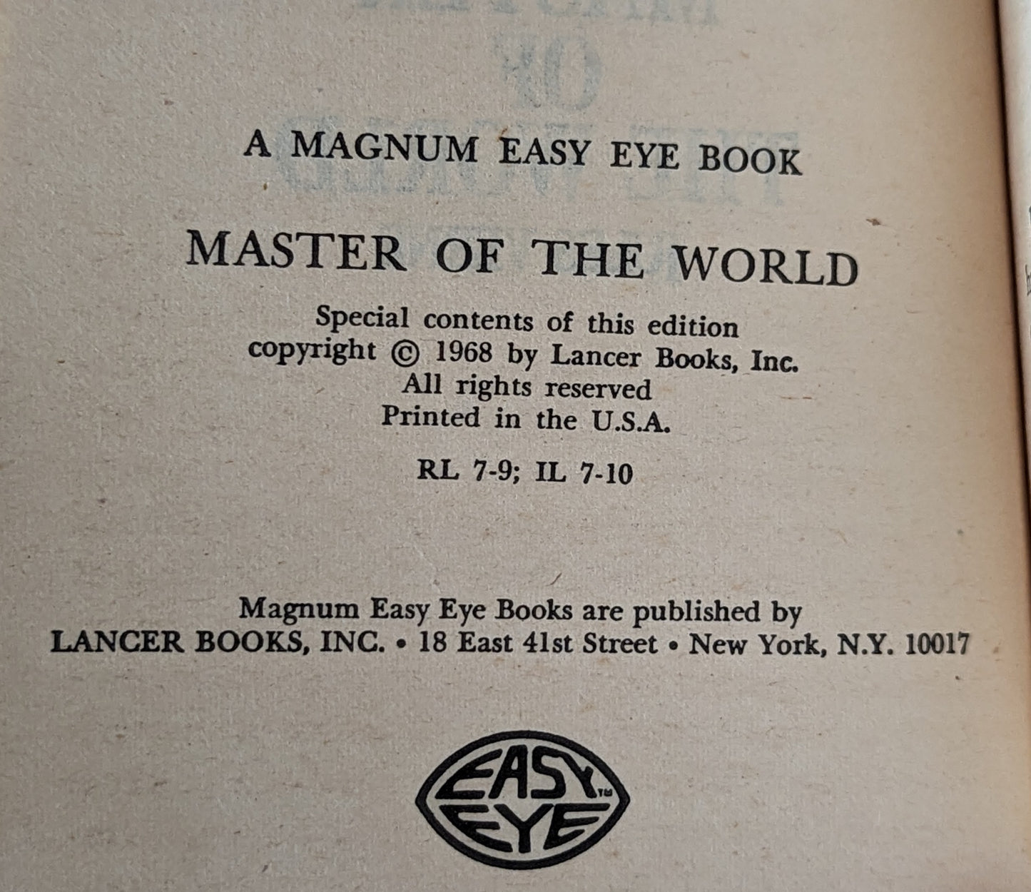 Master of the World by Jules Verne