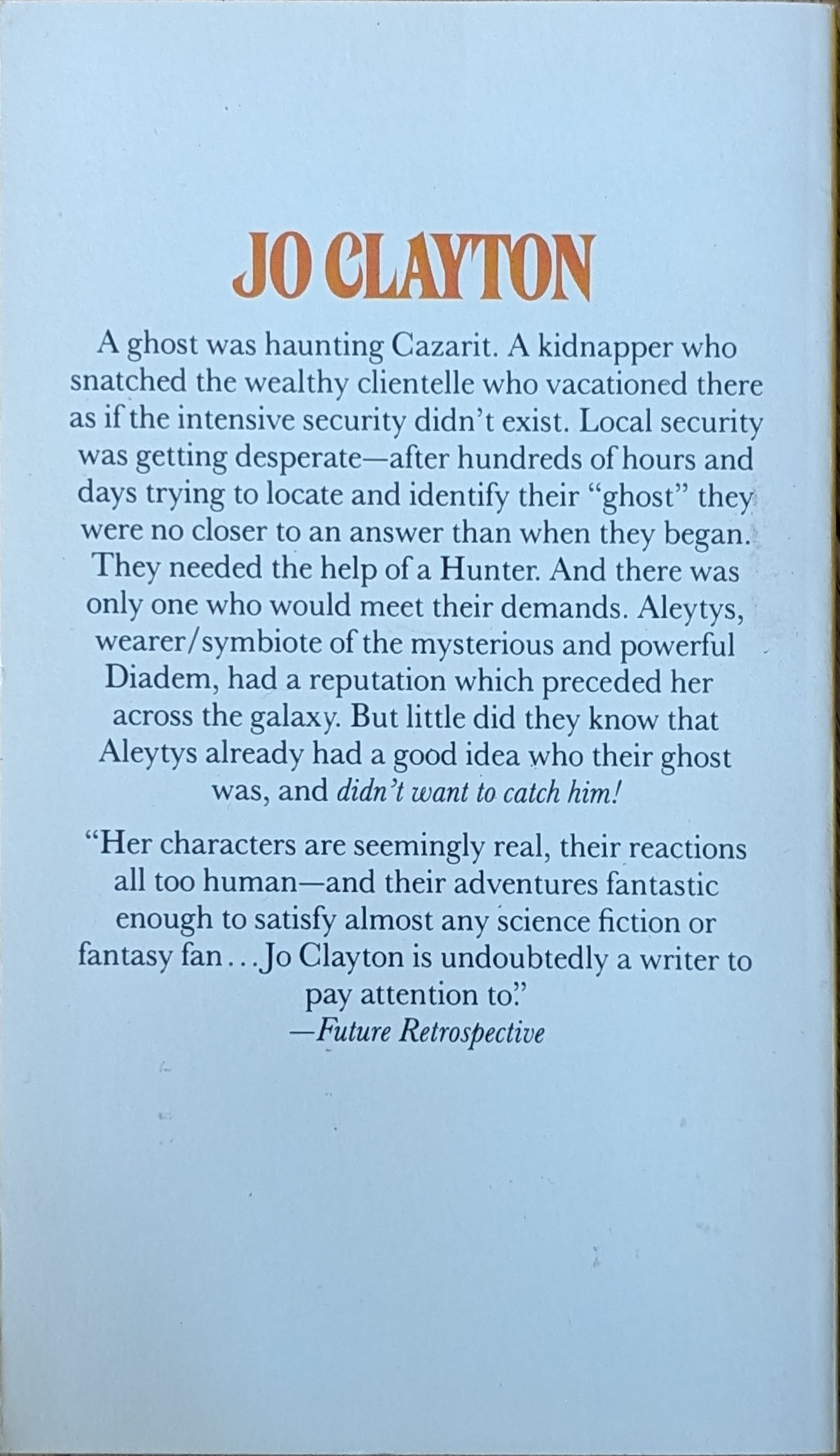 Ghosthunt by Jo Clayton