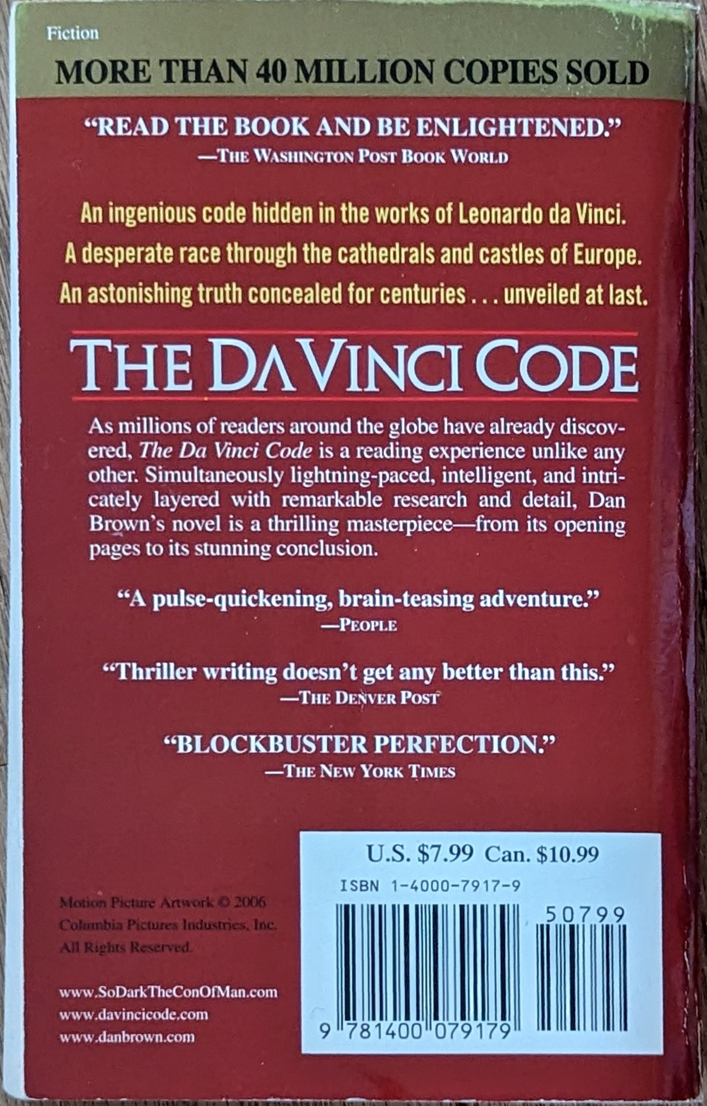 The Da Vinci Code by Dan Brown